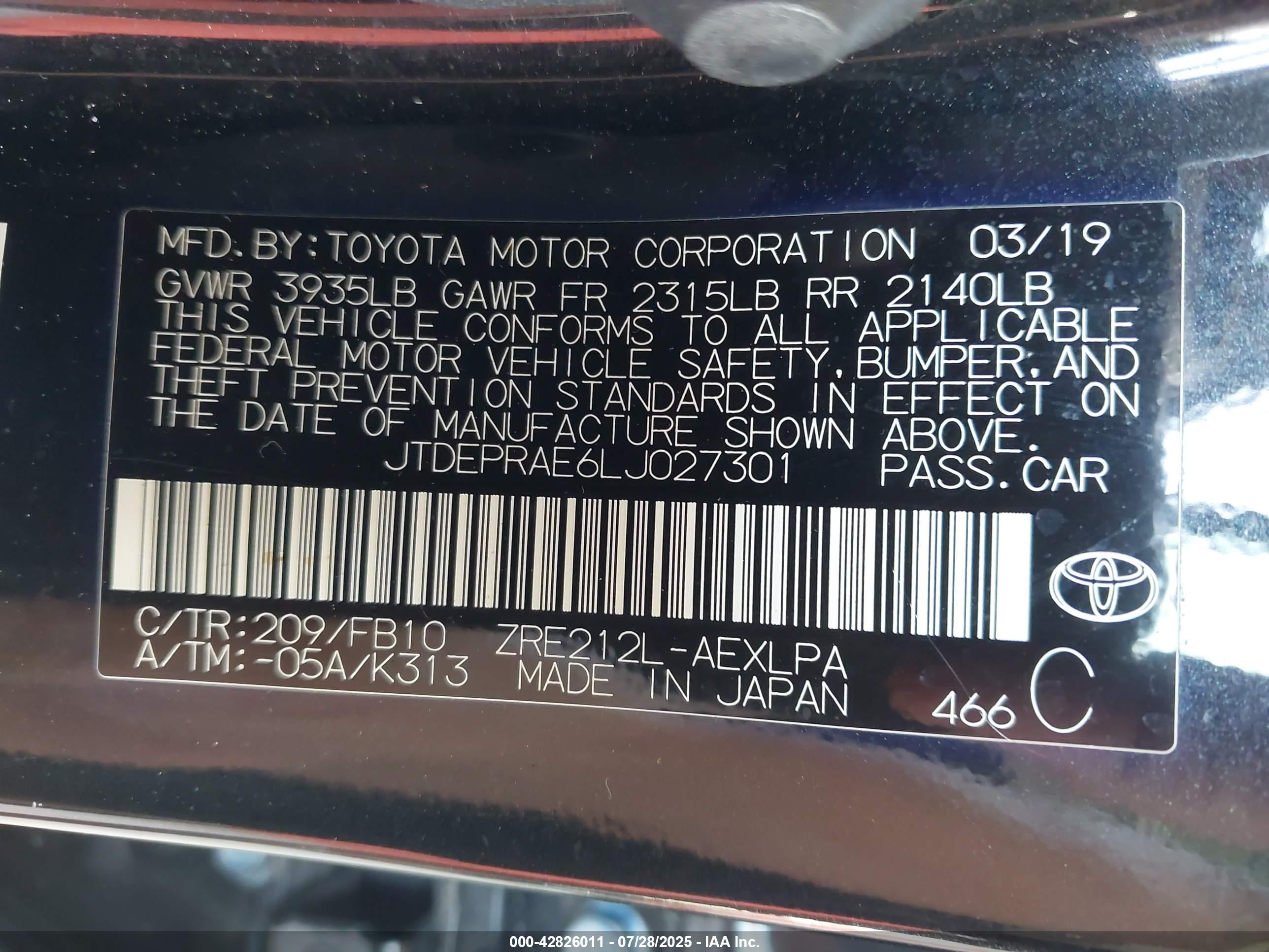 TOYOTA COROLLA image 9