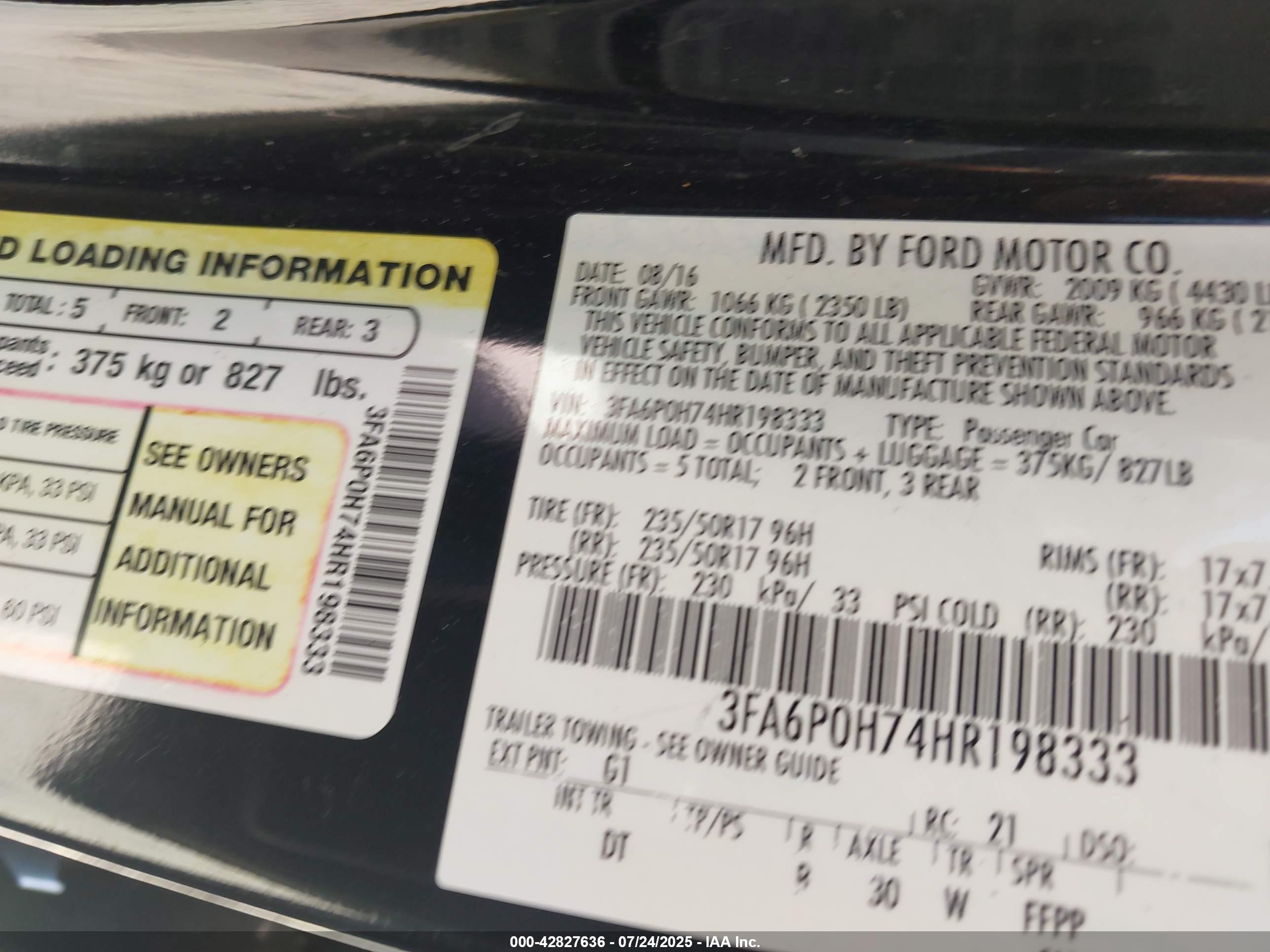 FORD FUSION image 9