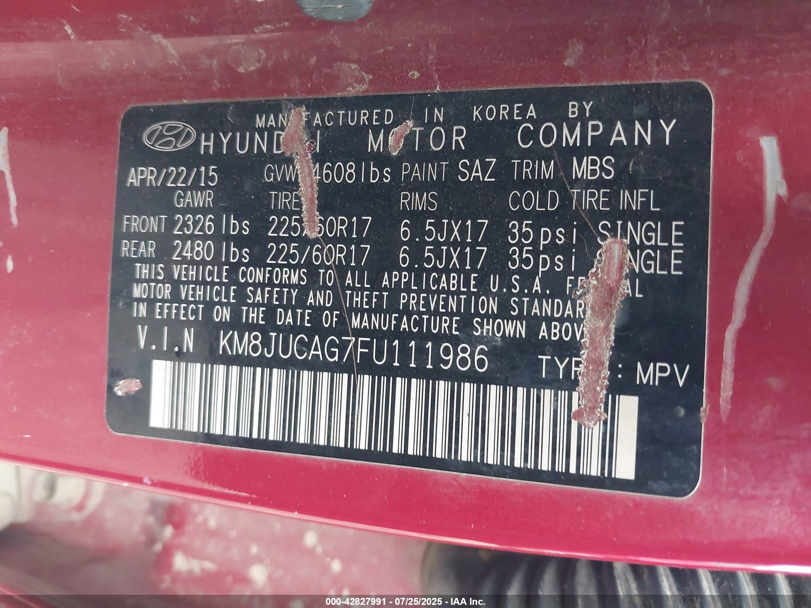HYUNDAI TUCSON image 9