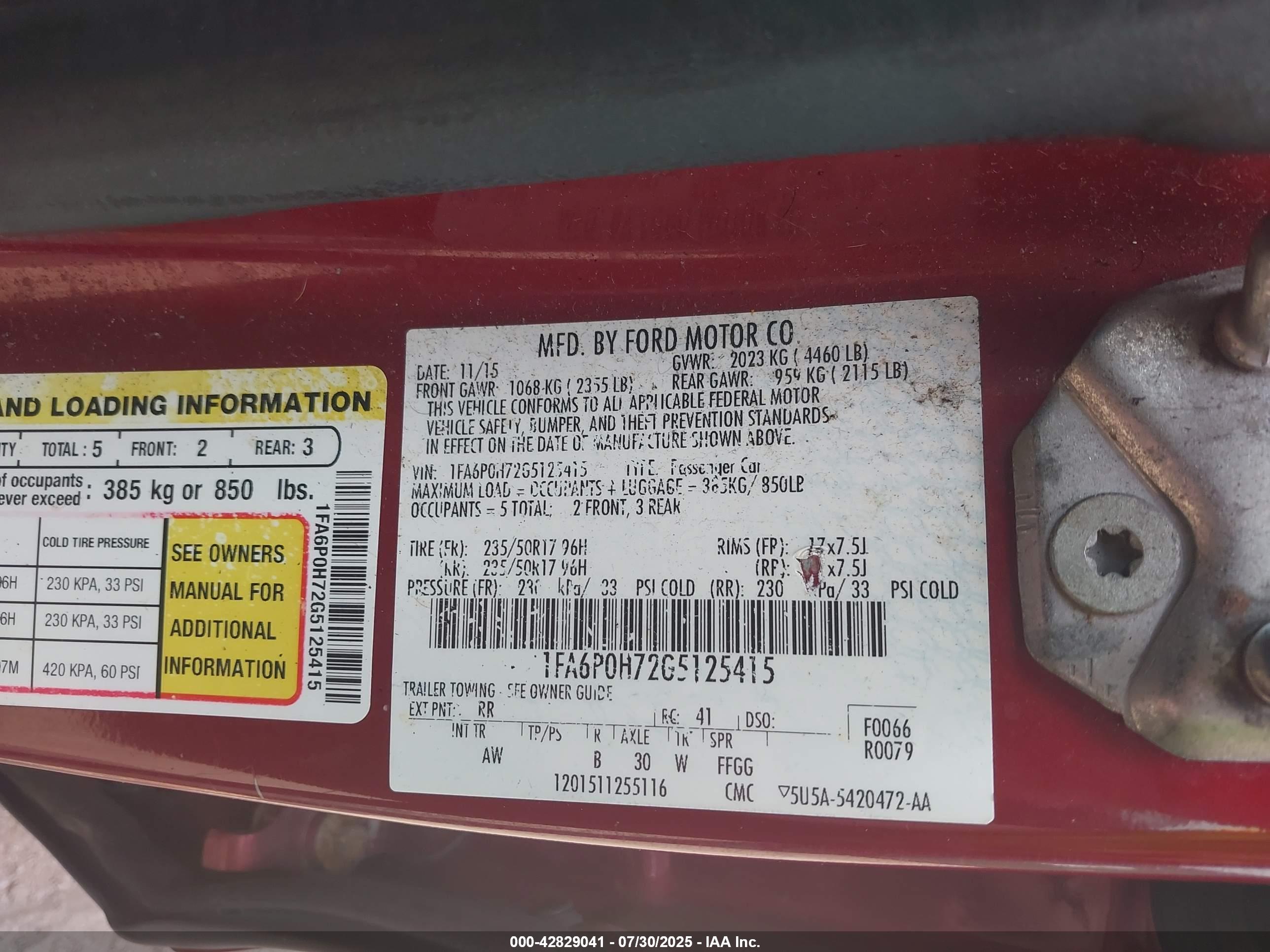FORD FUSION image 9