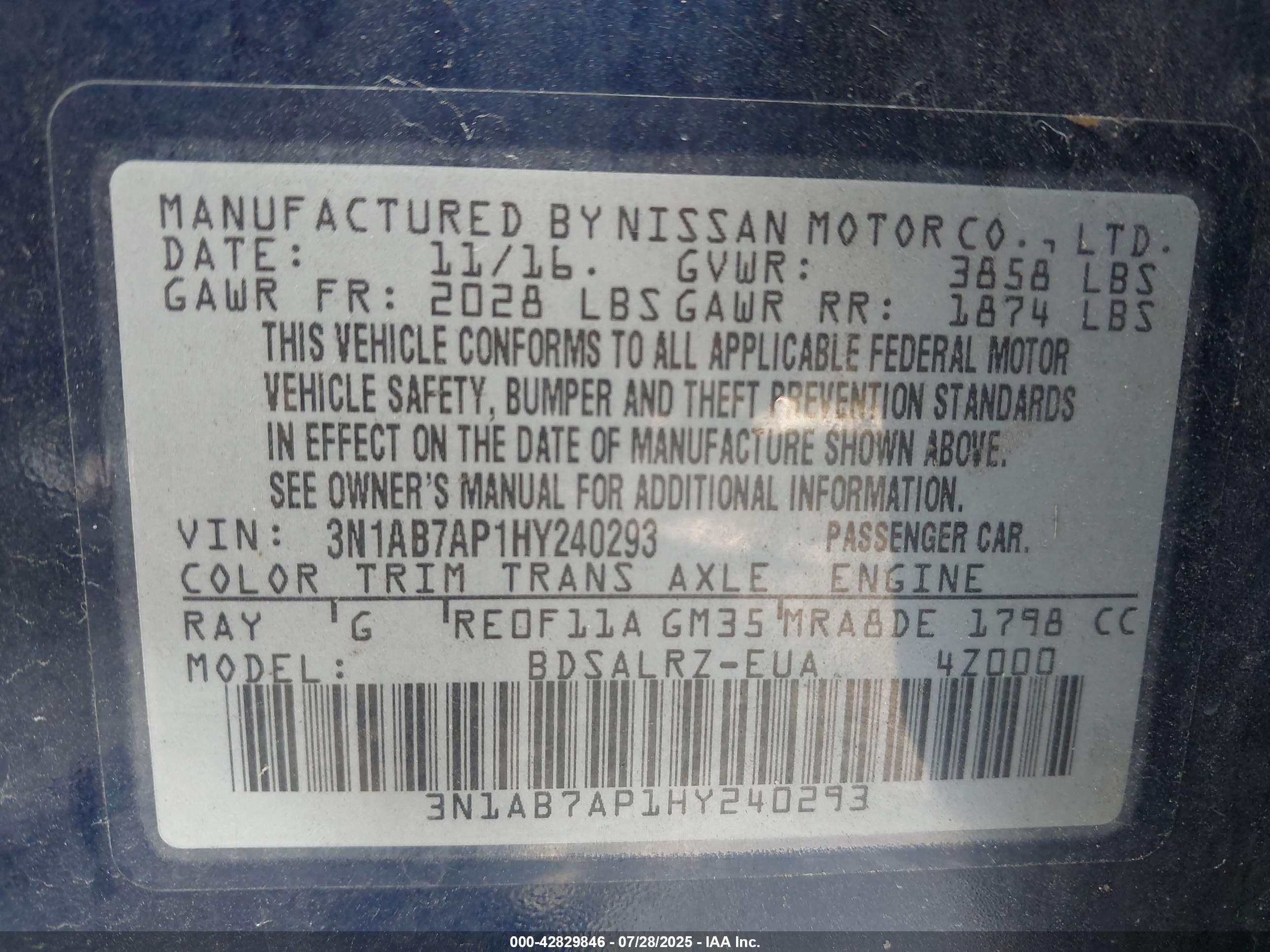 NISSAN SENTRA image 9