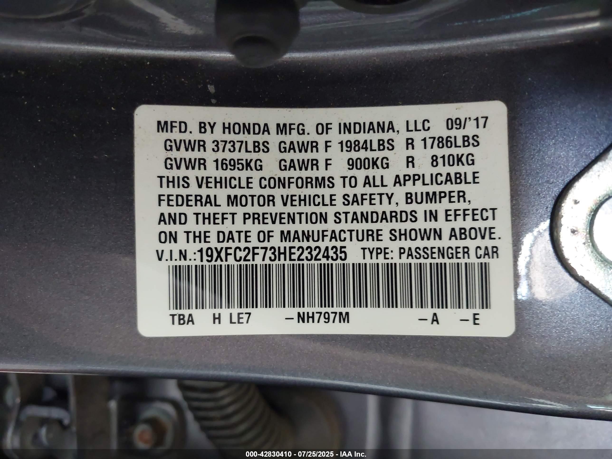 HONDA CIVIC image 9