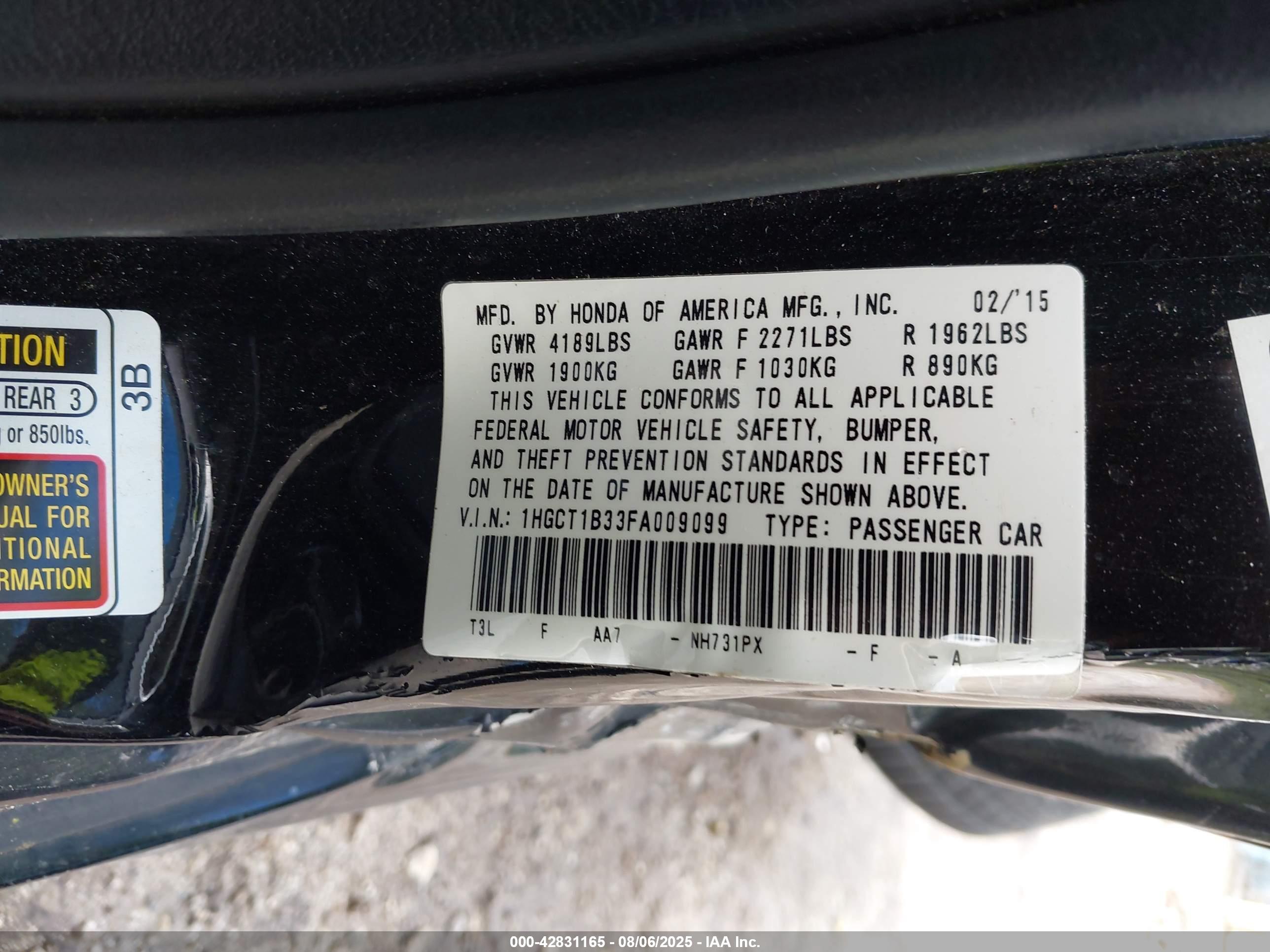 HONDA ACCORD image 9