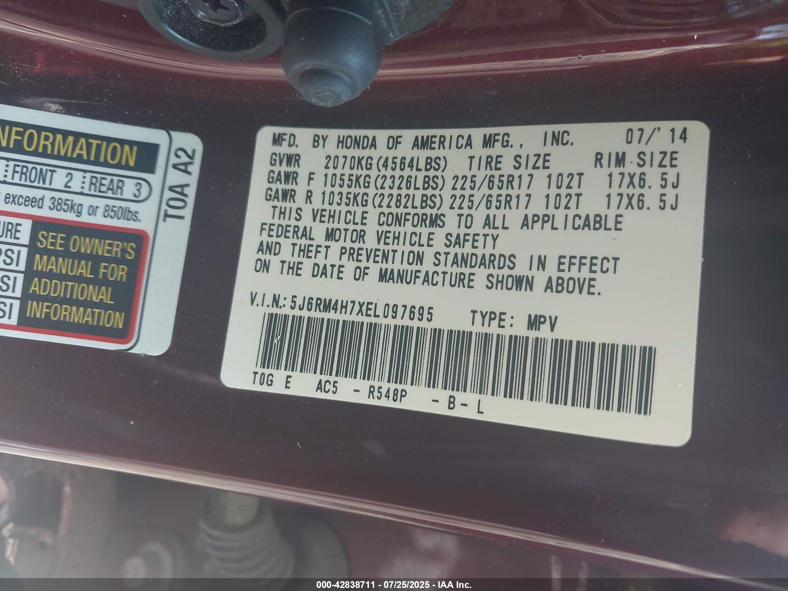 HONDA CR-V image 9