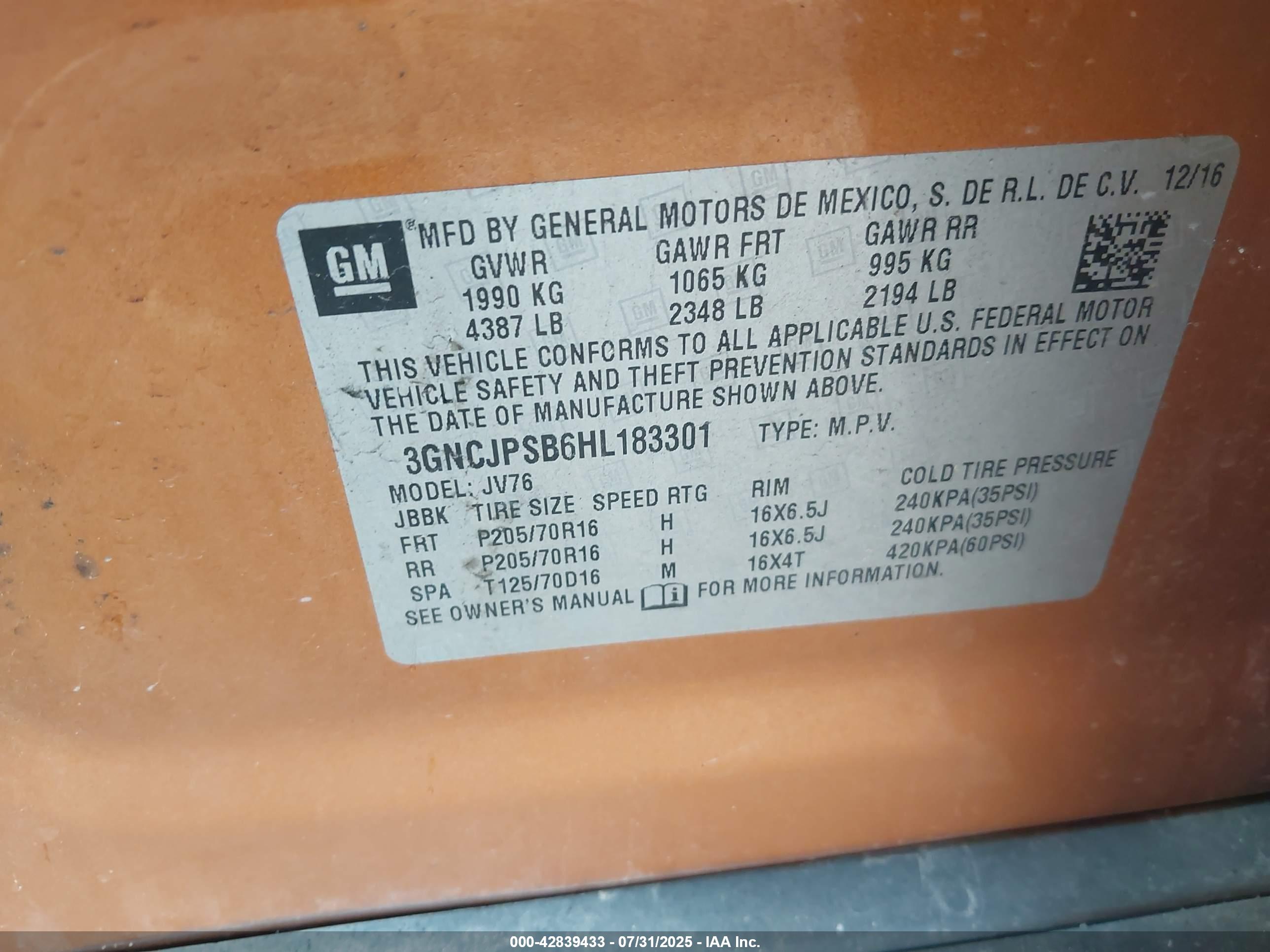 CHEVROLET TRAX image 9