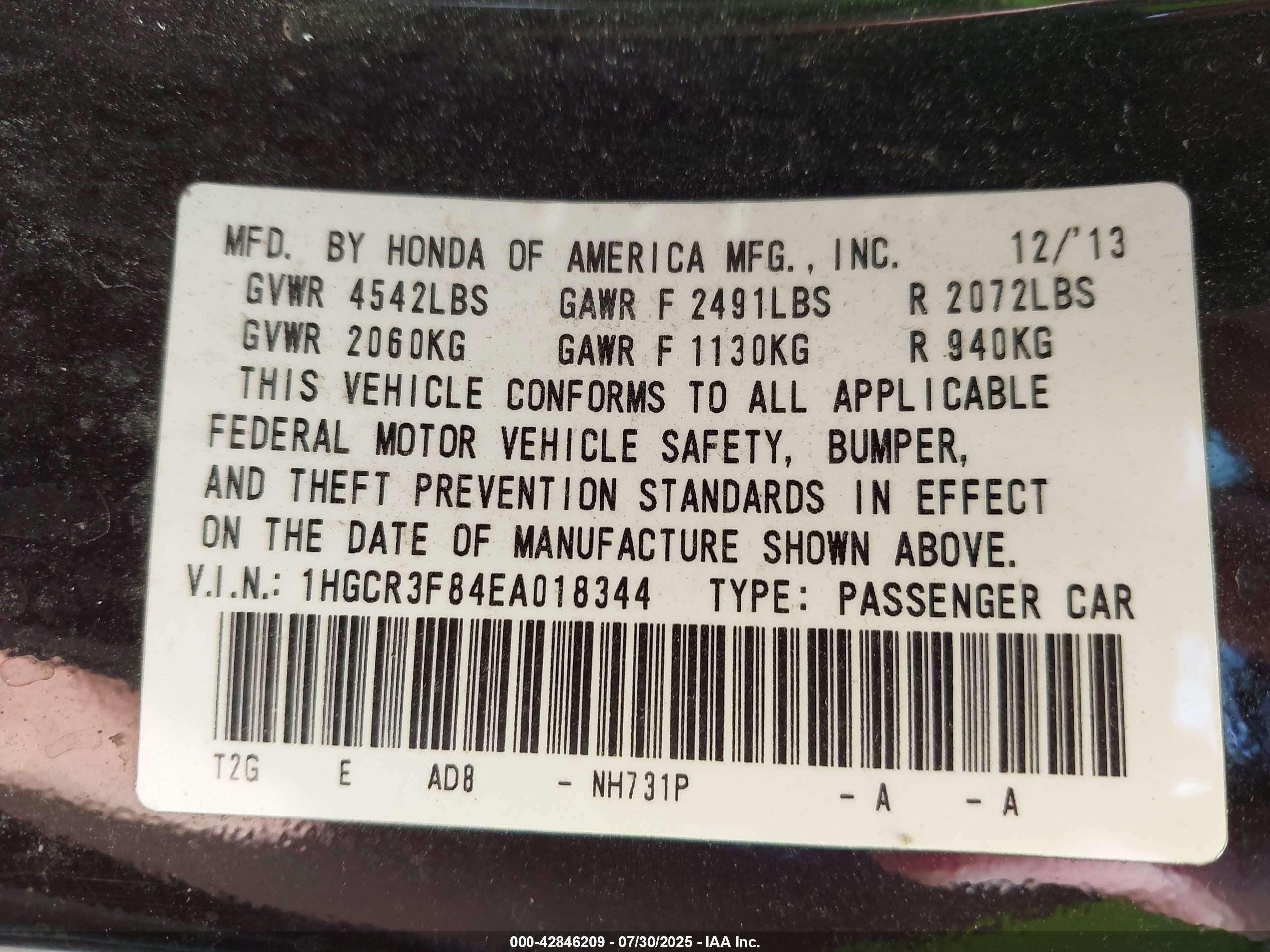 HONDA ACCORD image 9