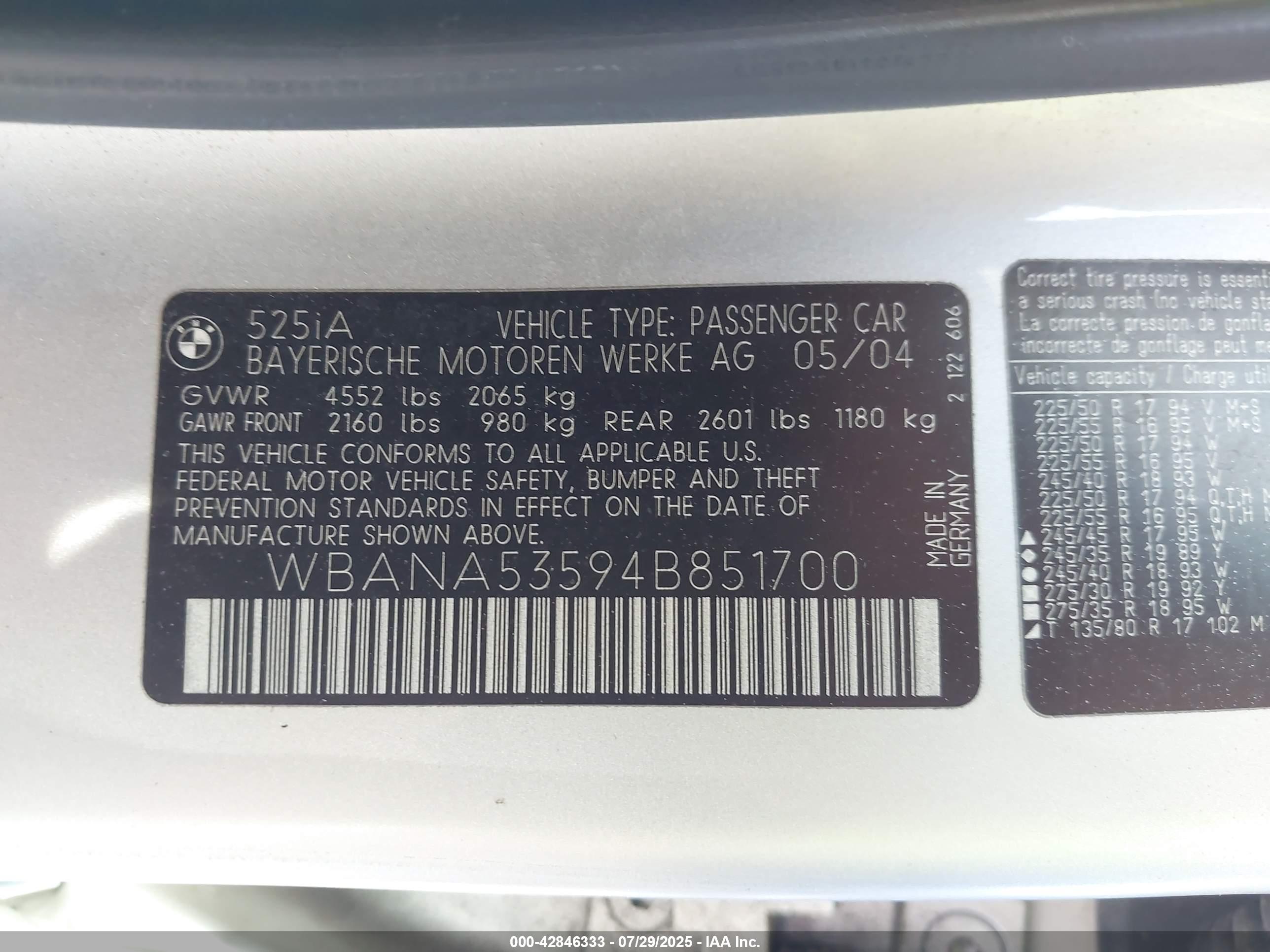 BMW 525I image 9