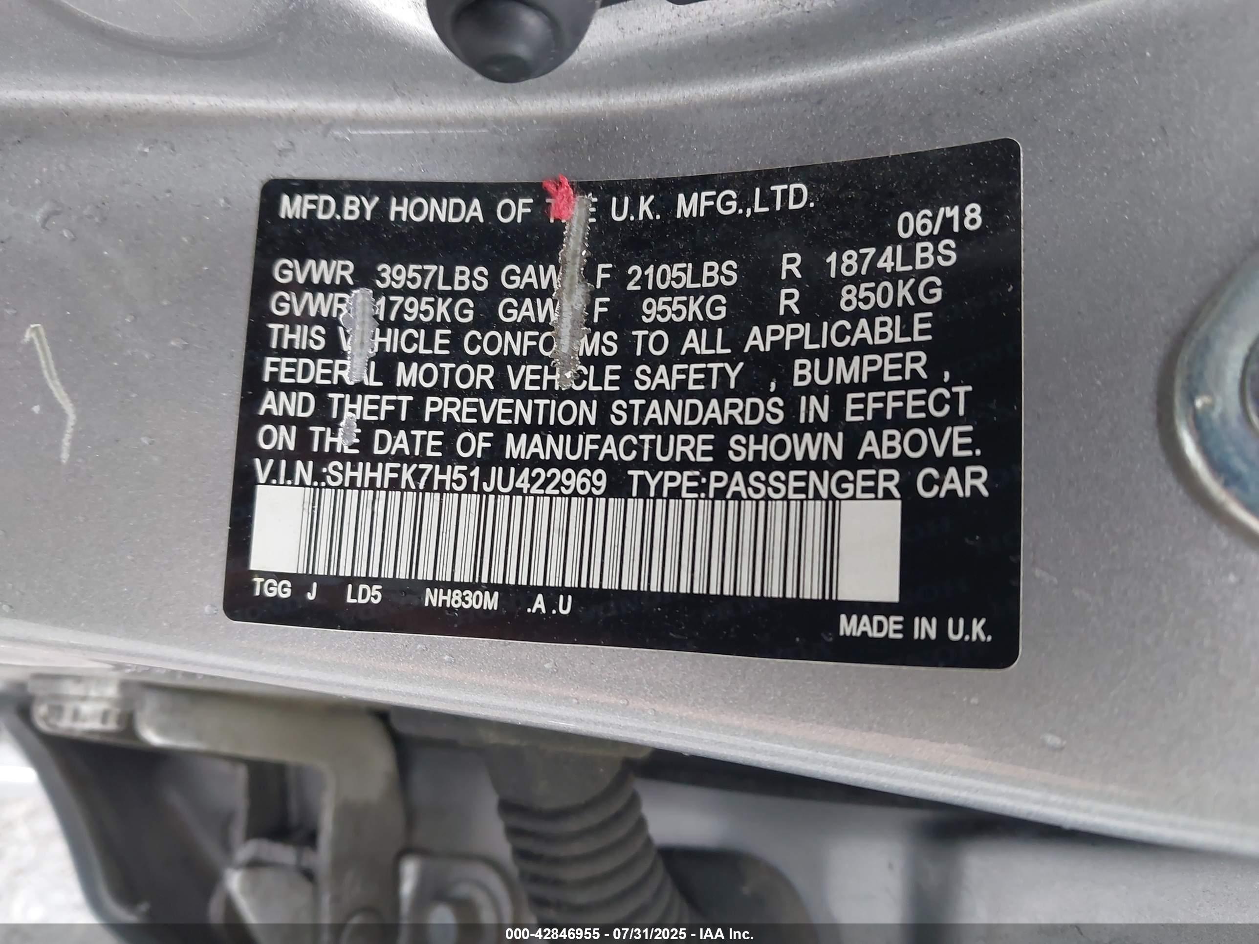 HONDA CIVIC image 9