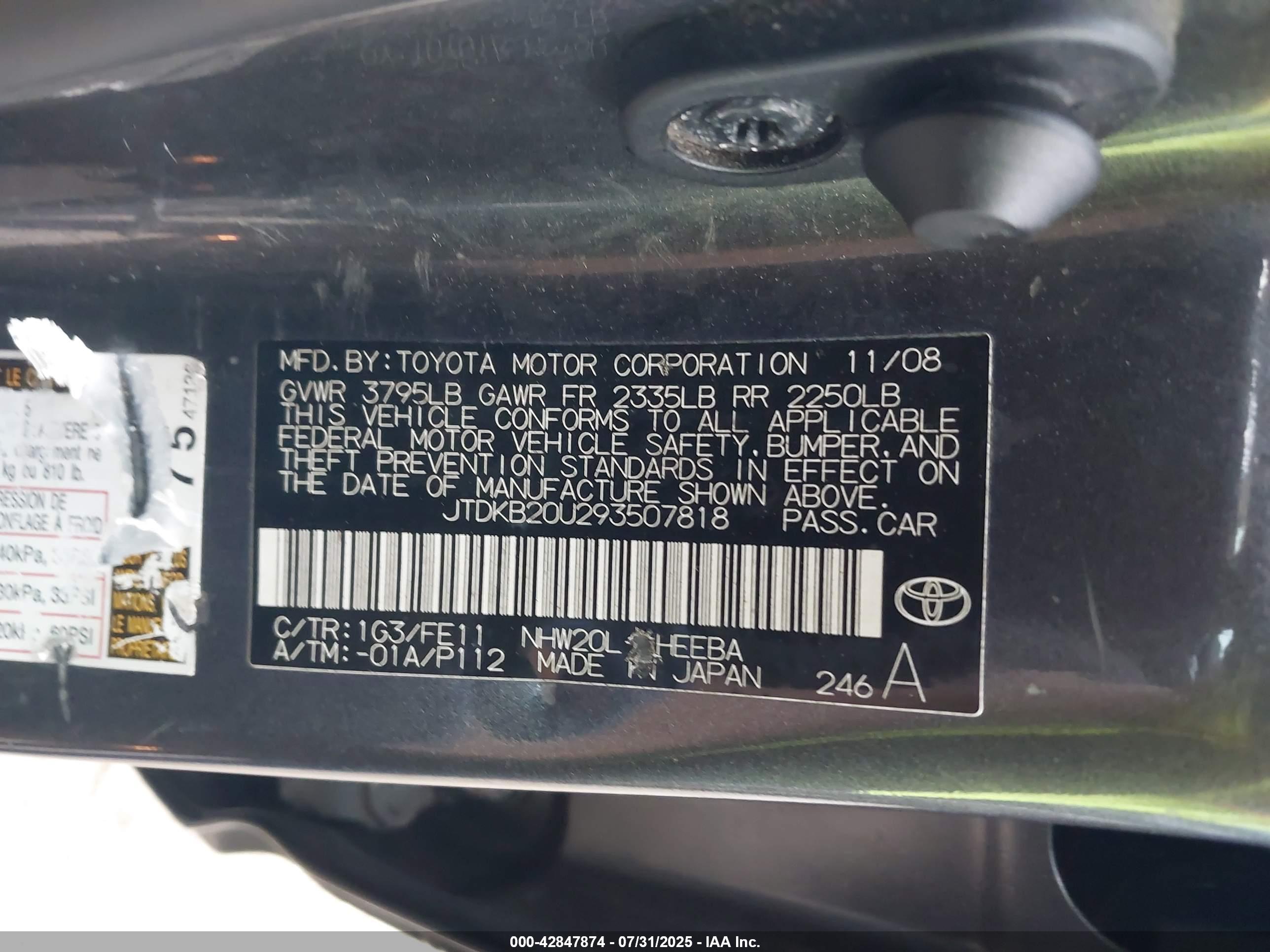 TOYOTA PRIUS image 9