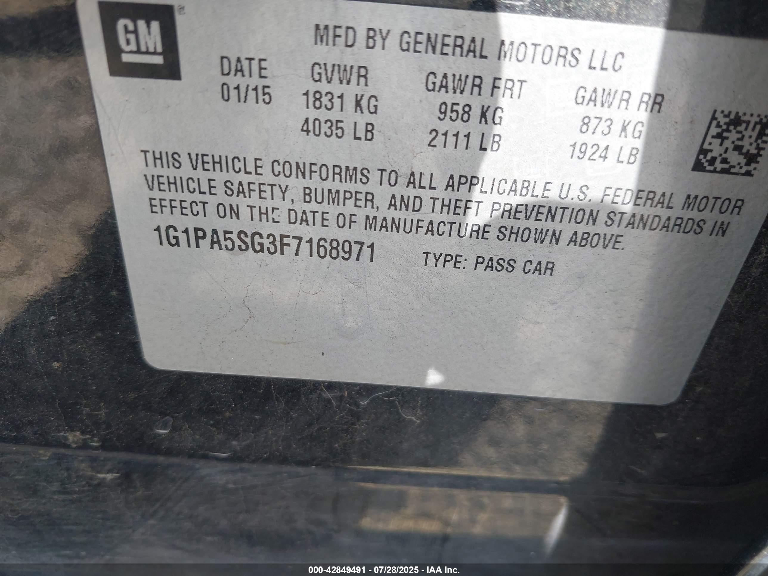 CHEVROLET CRUZE image 9