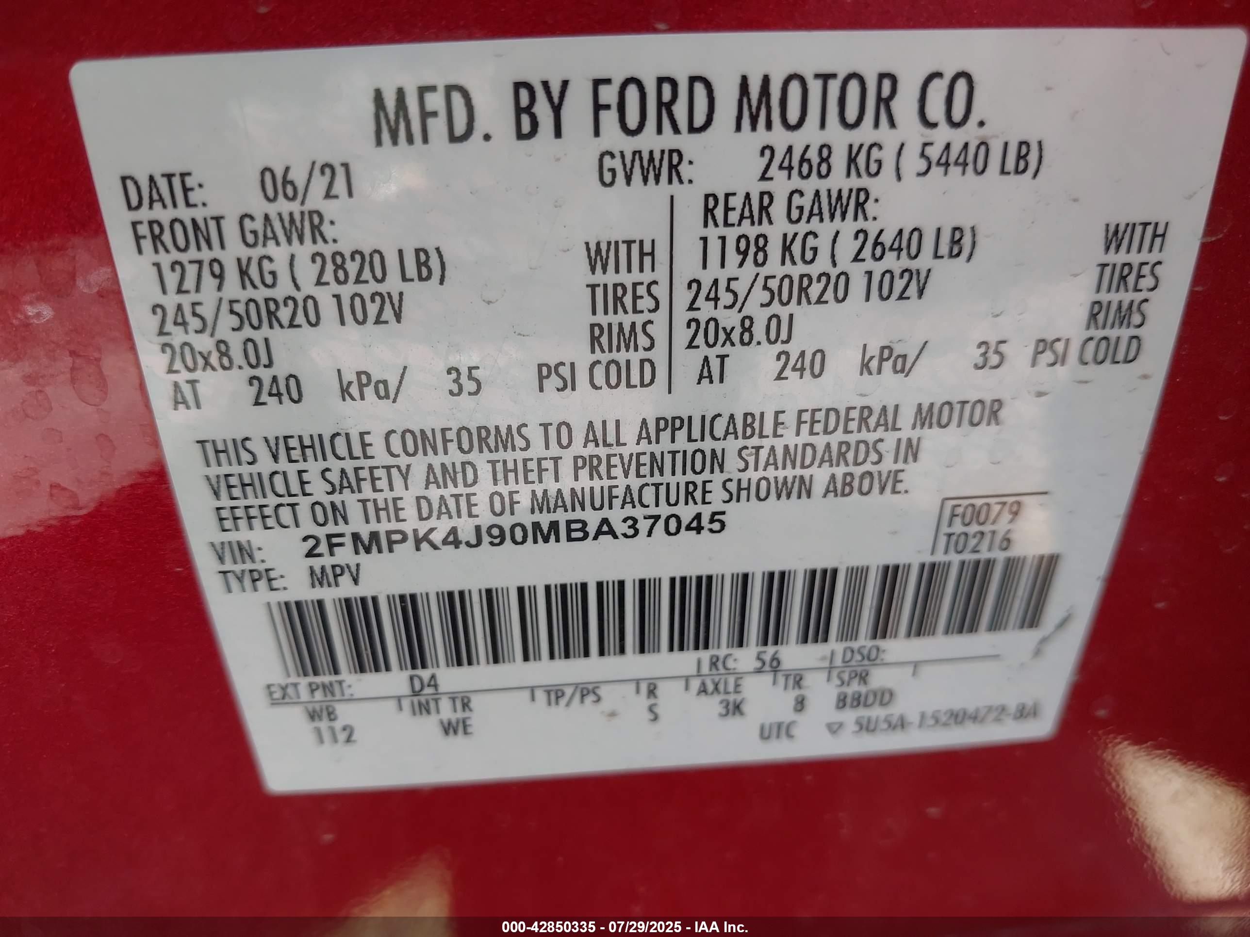FORD EDGE image 9