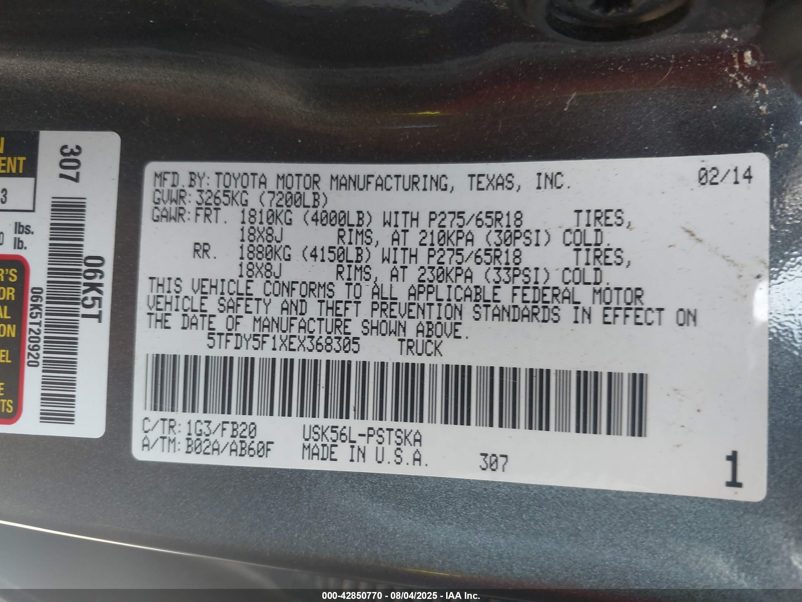 TOYOTA TUNDRA image 9
