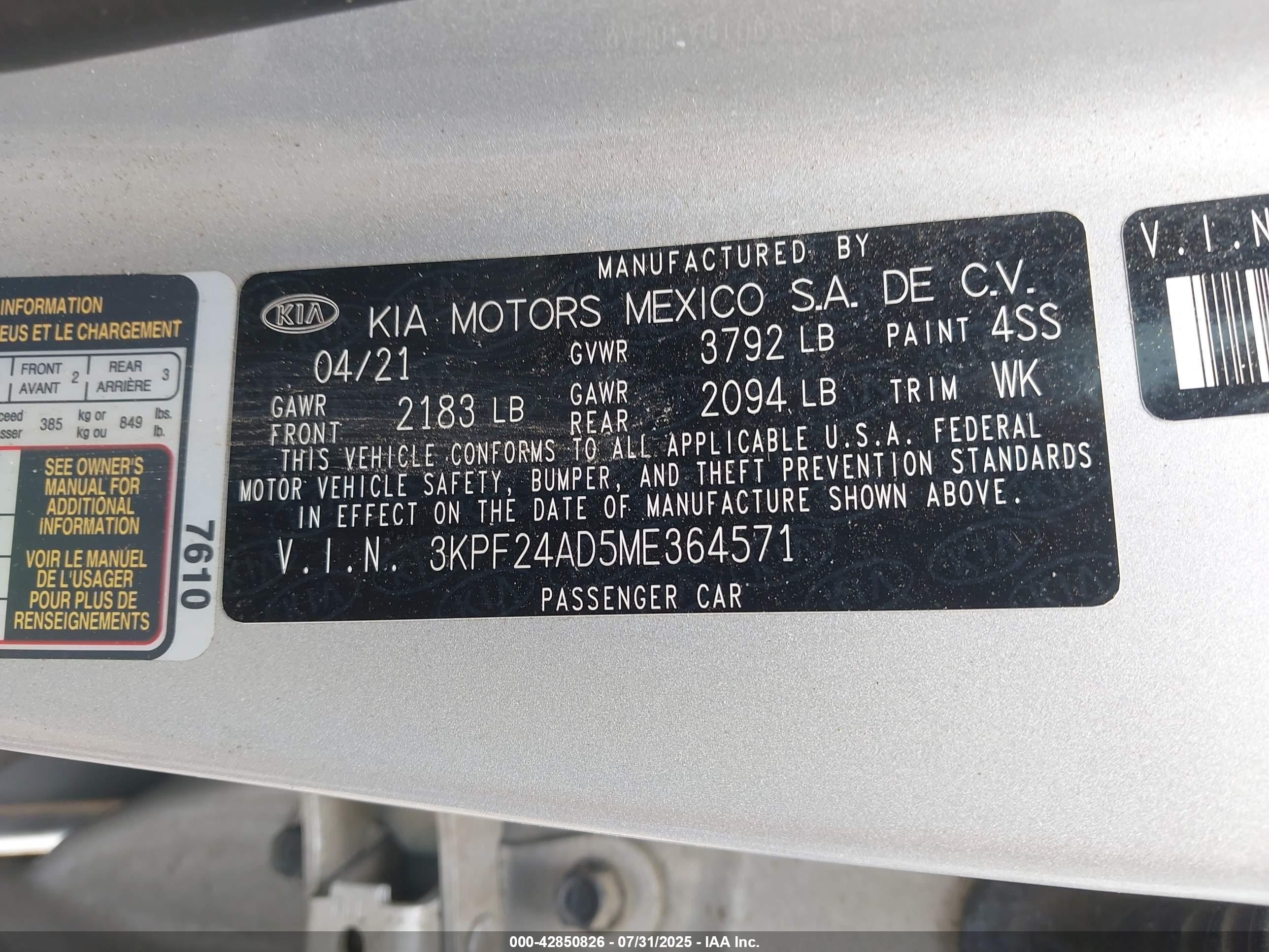 KIA FORTE image 9