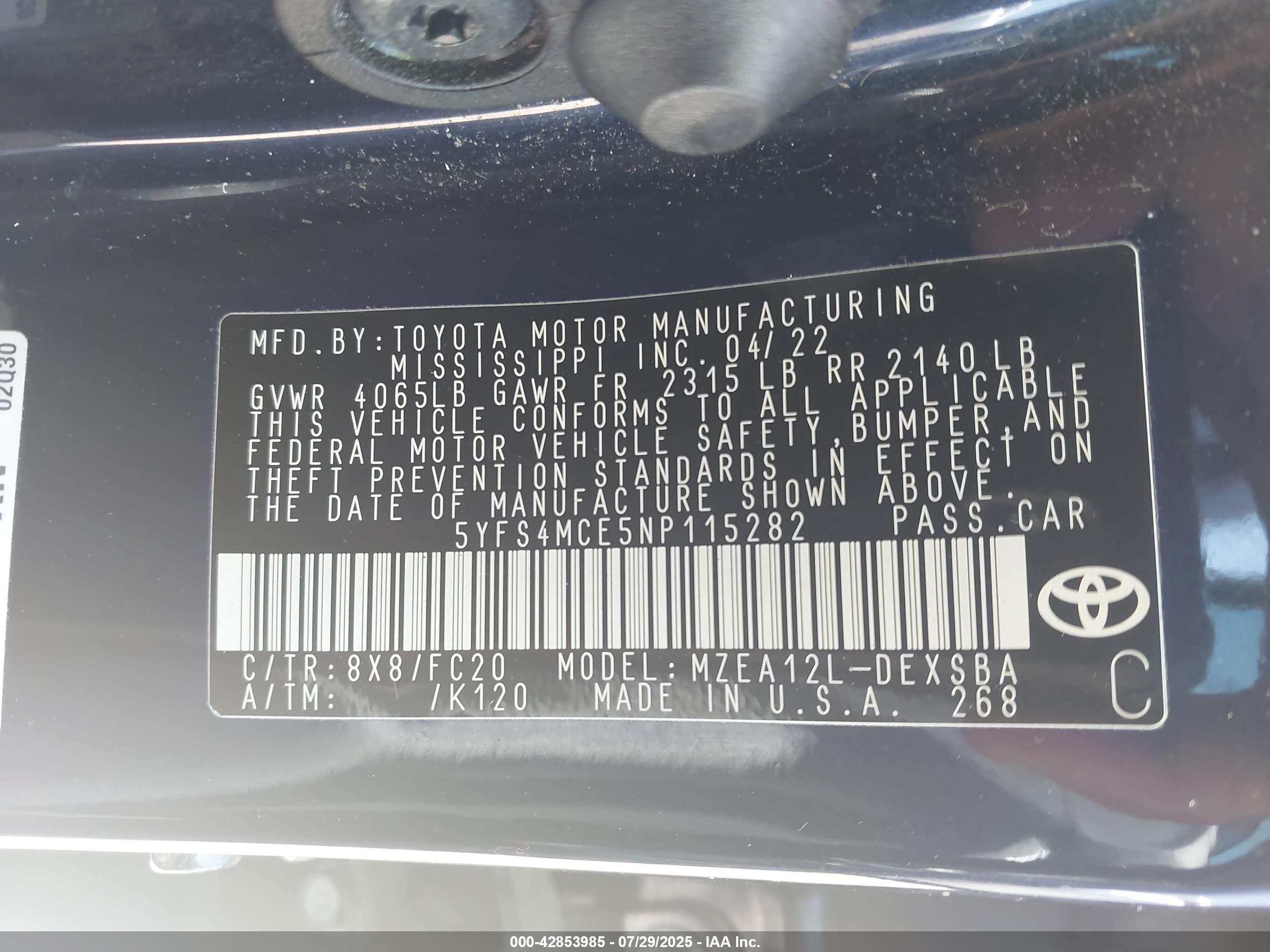 TOYOTA COROLLA image 9