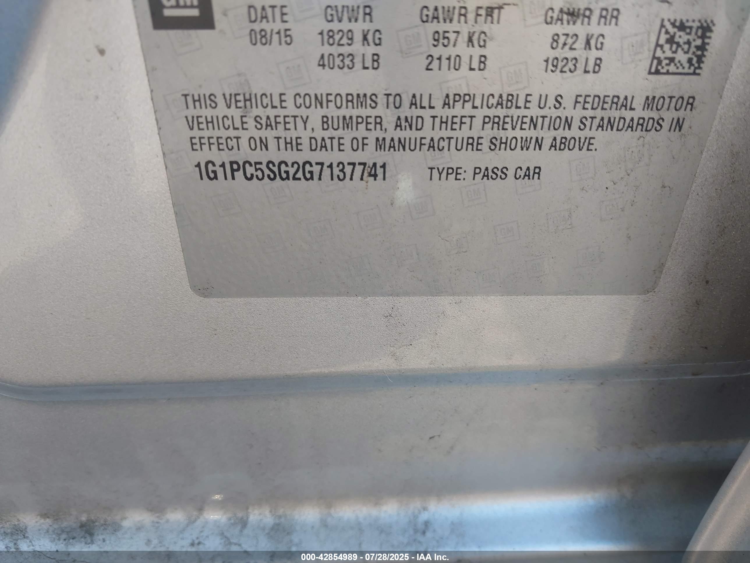 CHEVROLET CRUZE image 9