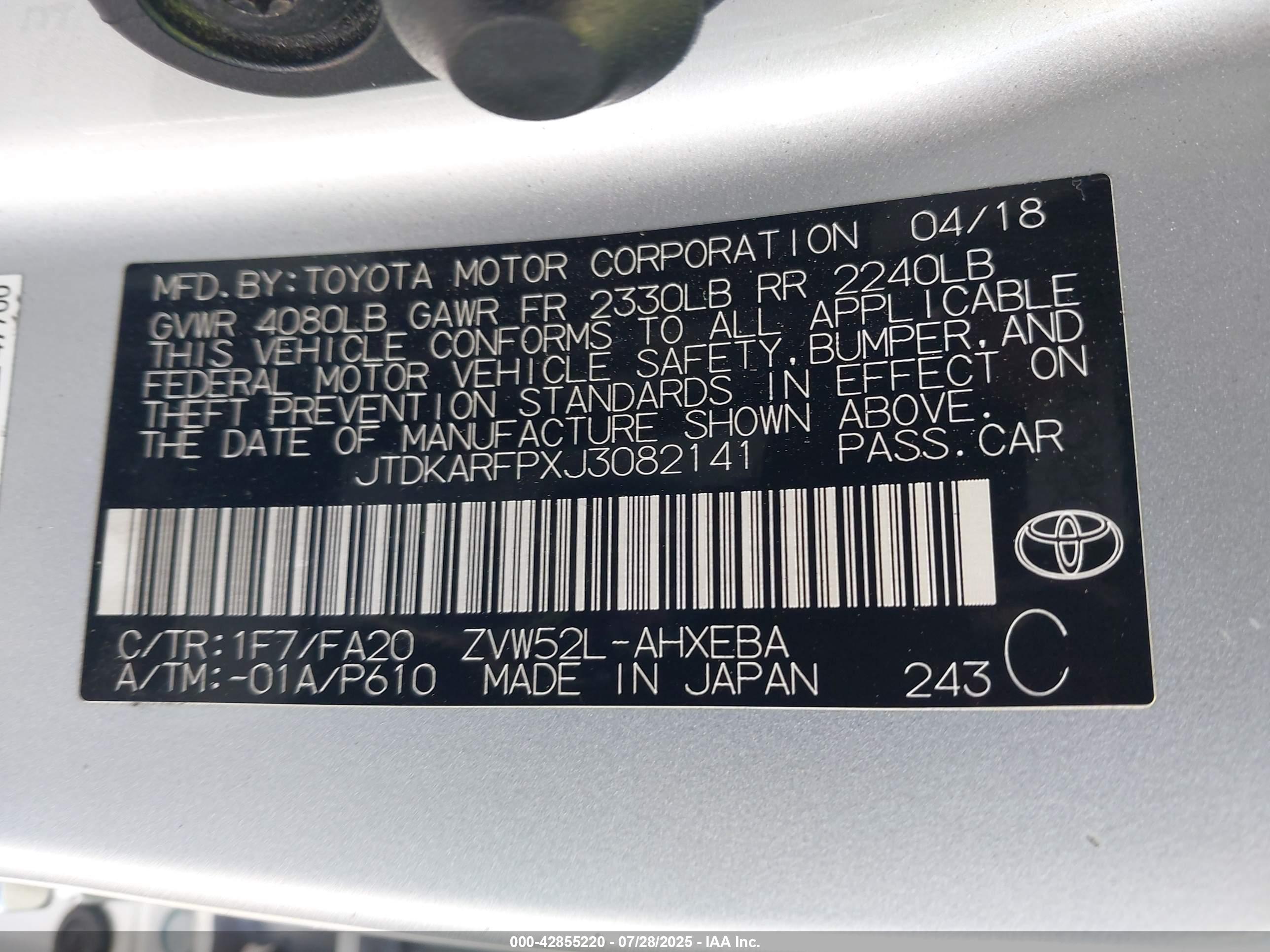 TOYOTA PRIUS image 9