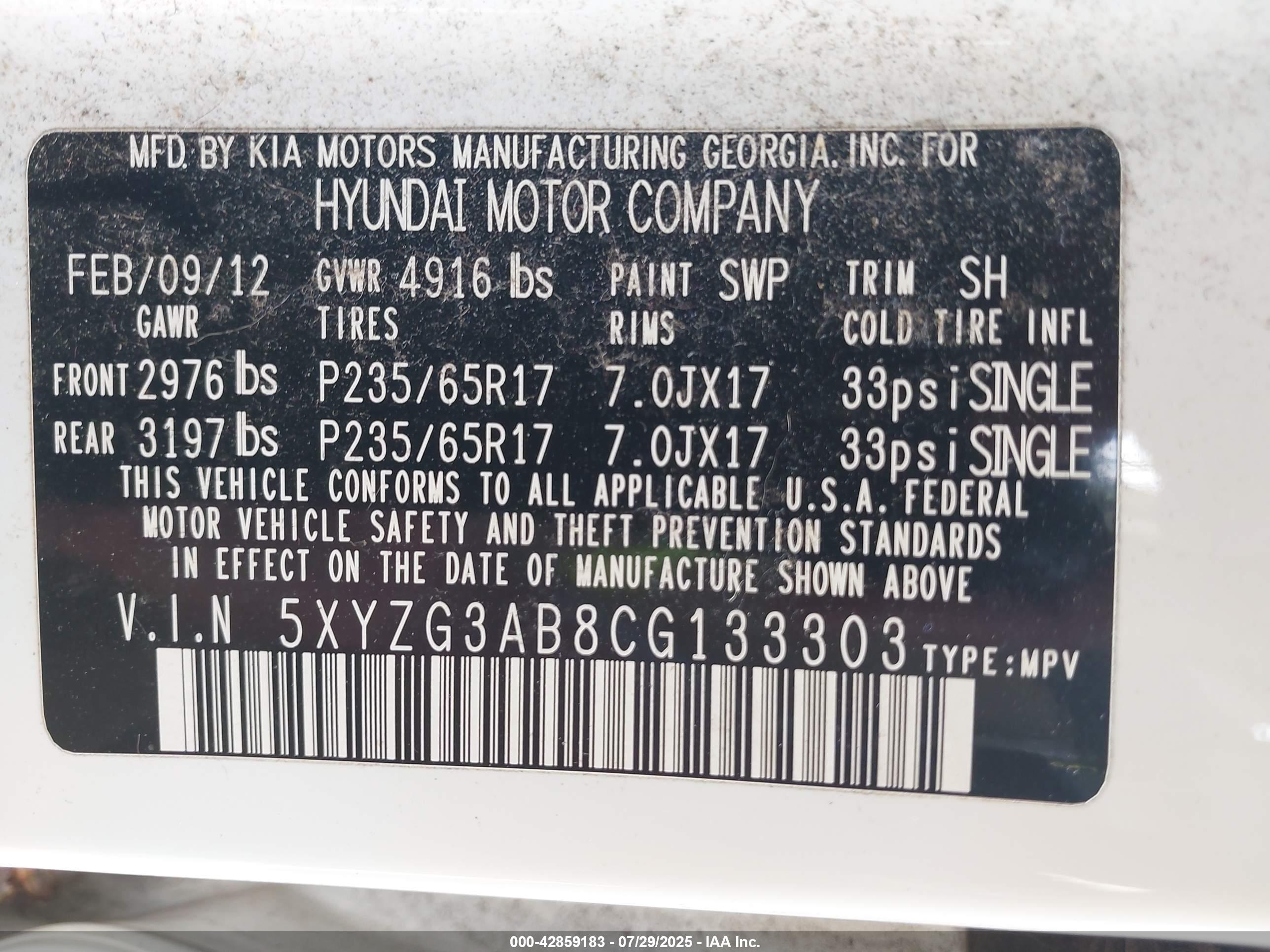 HYUNDAI SANTA image 9