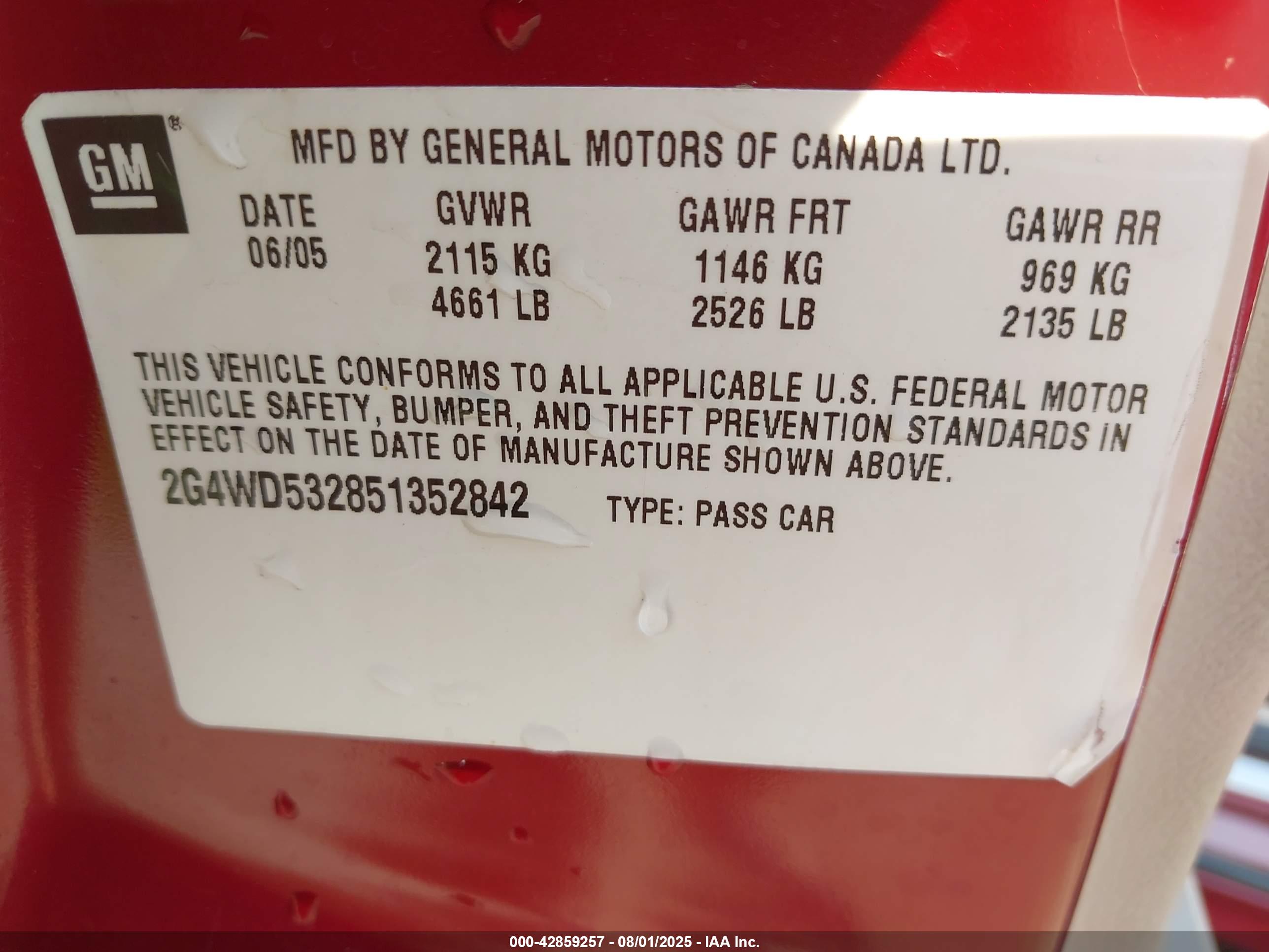 BUICK LACROSSE image 9
