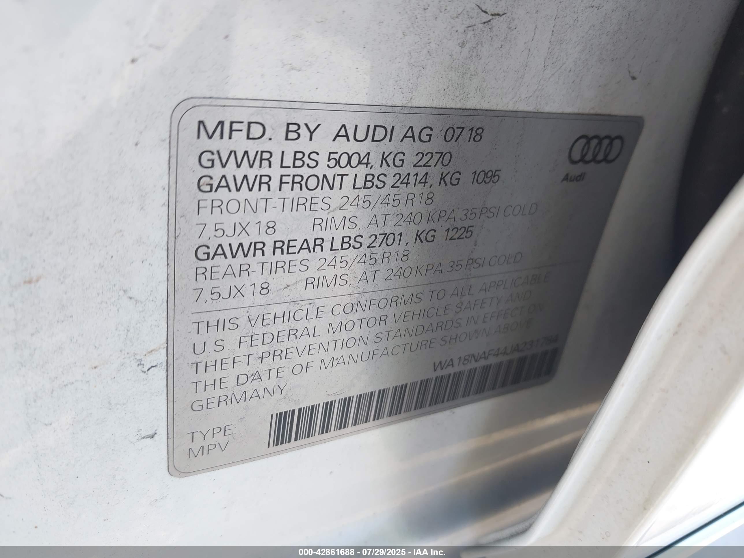 AUDI A4 image 9