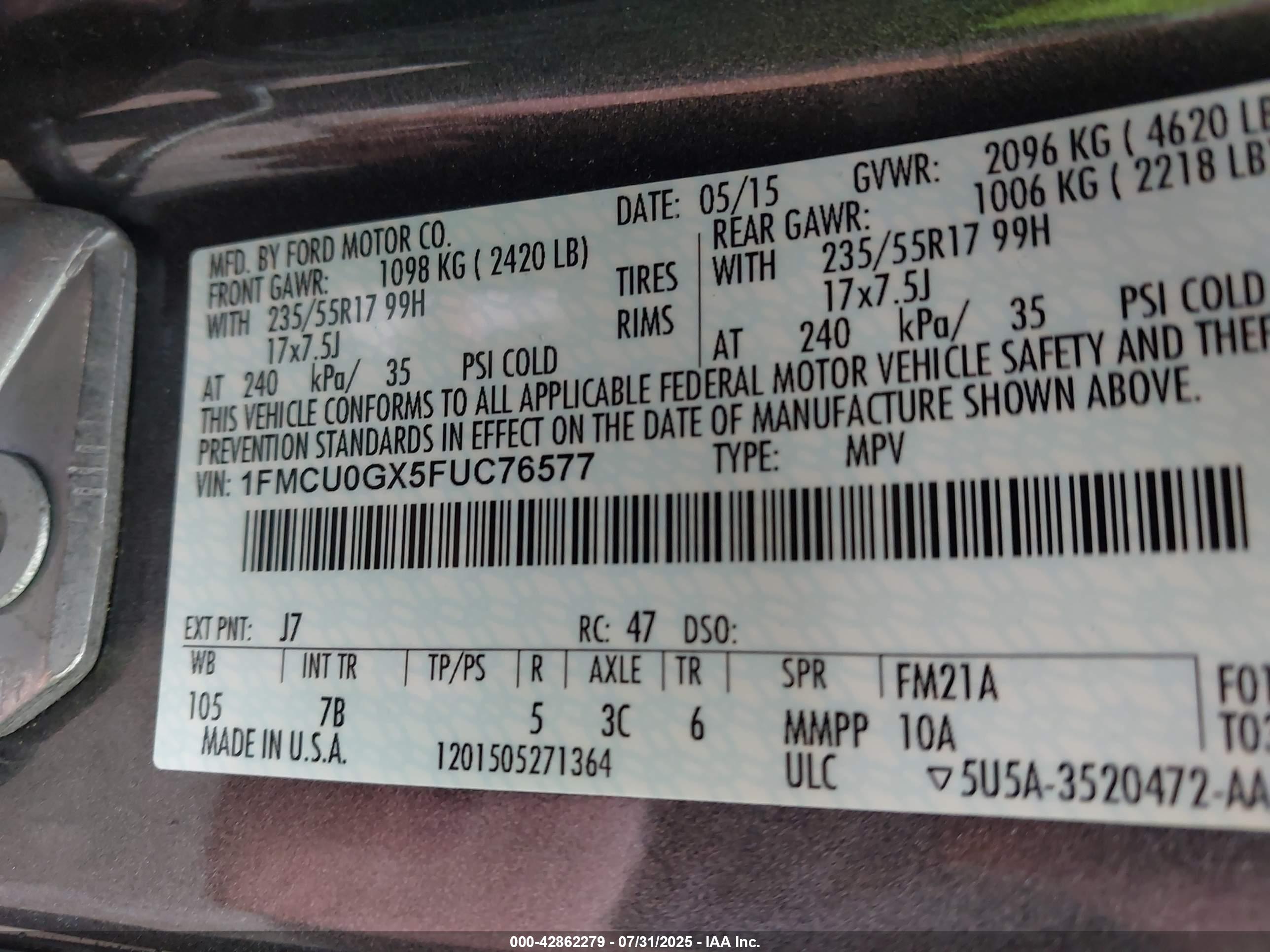 FORD ESCAPE image 9