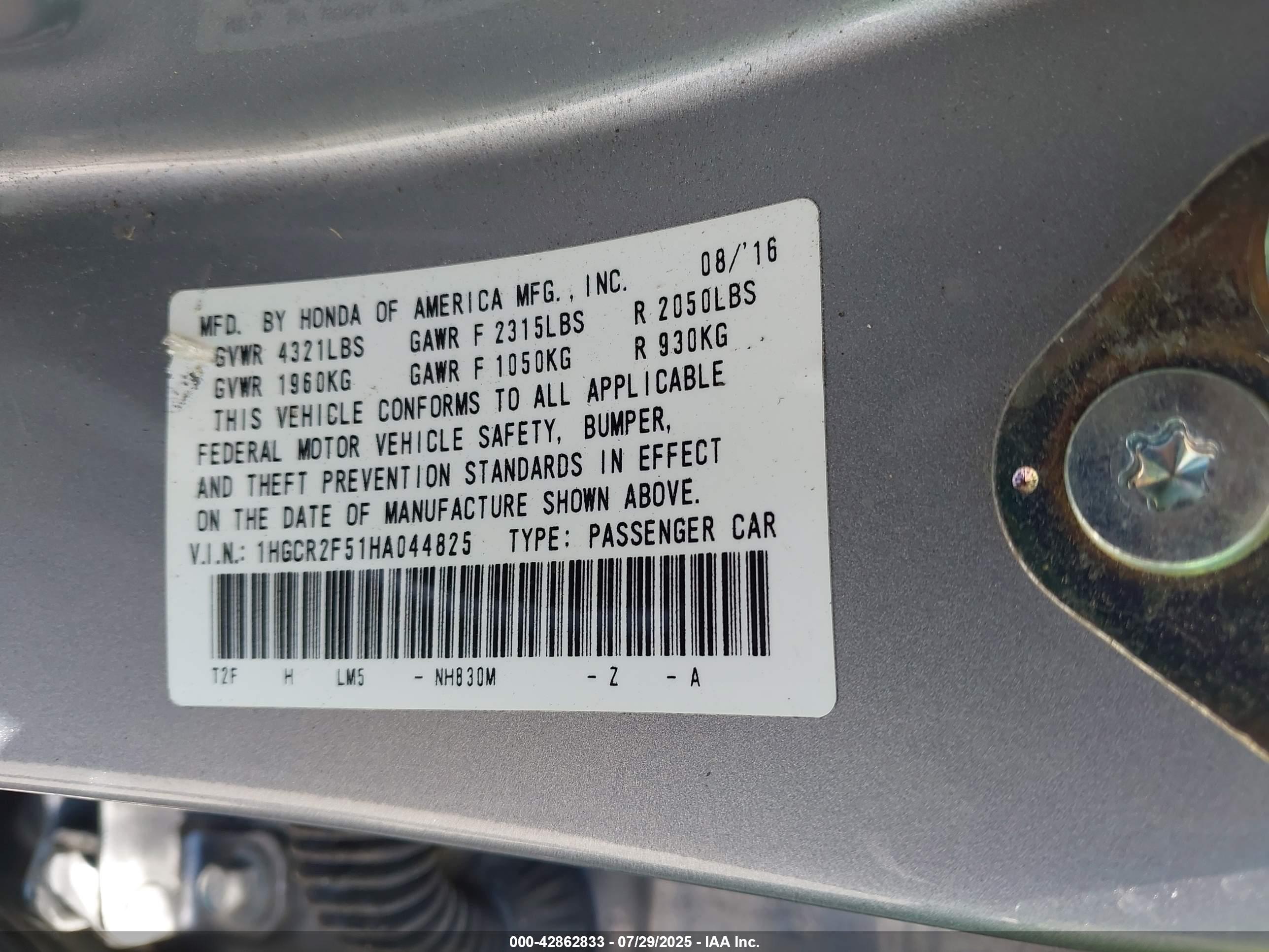 HONDA ACCORD image 9