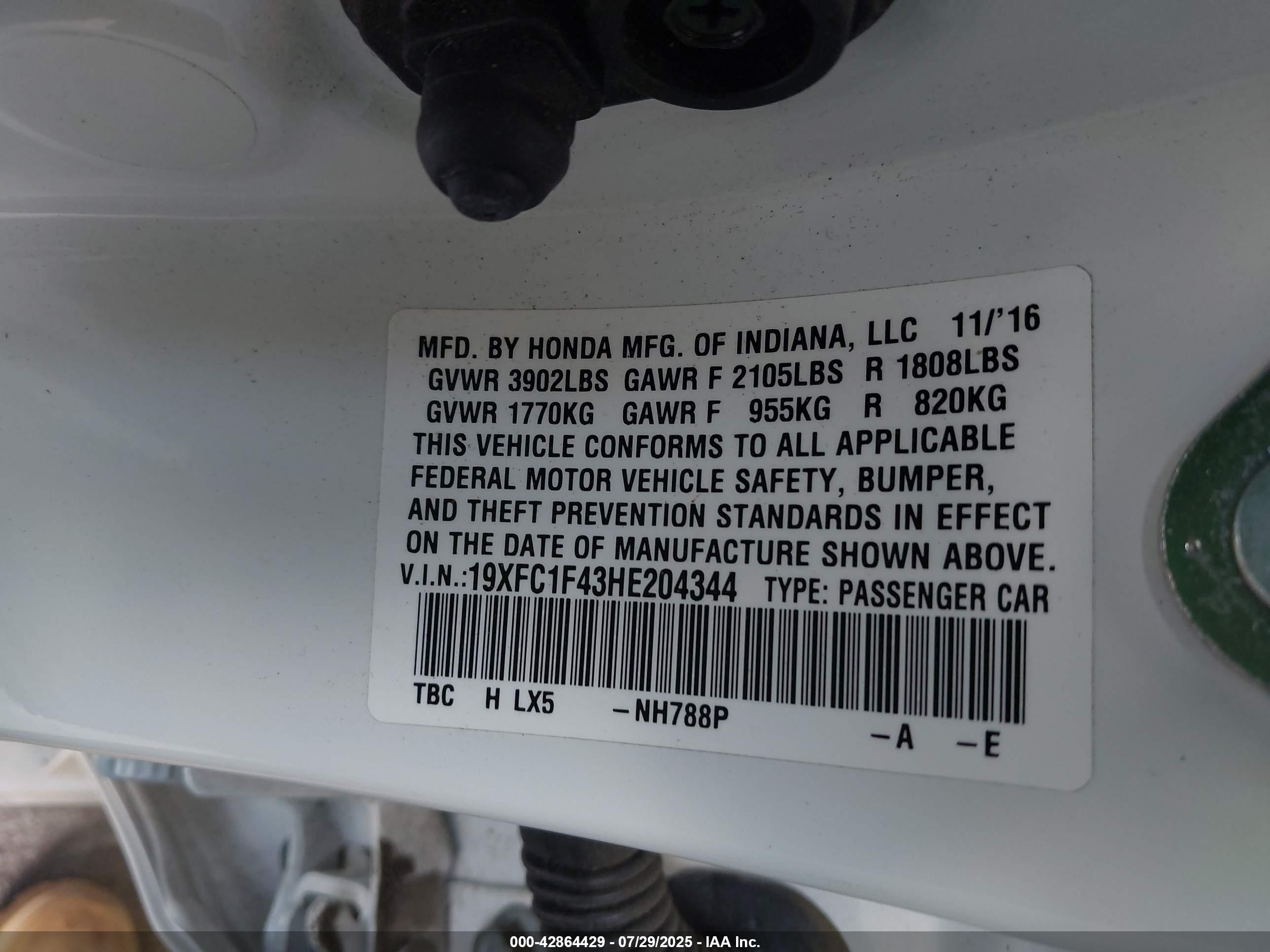 HONDA CIVIC image 9