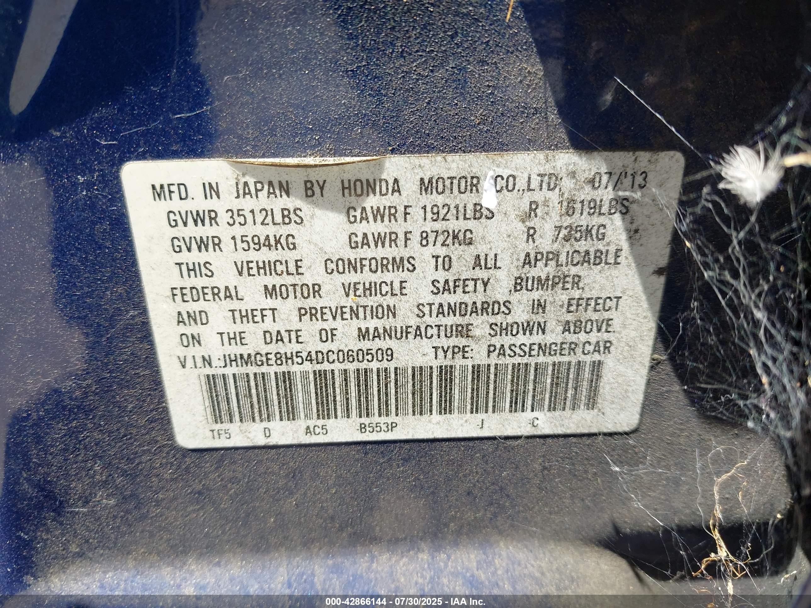 HONDA FIT image 9