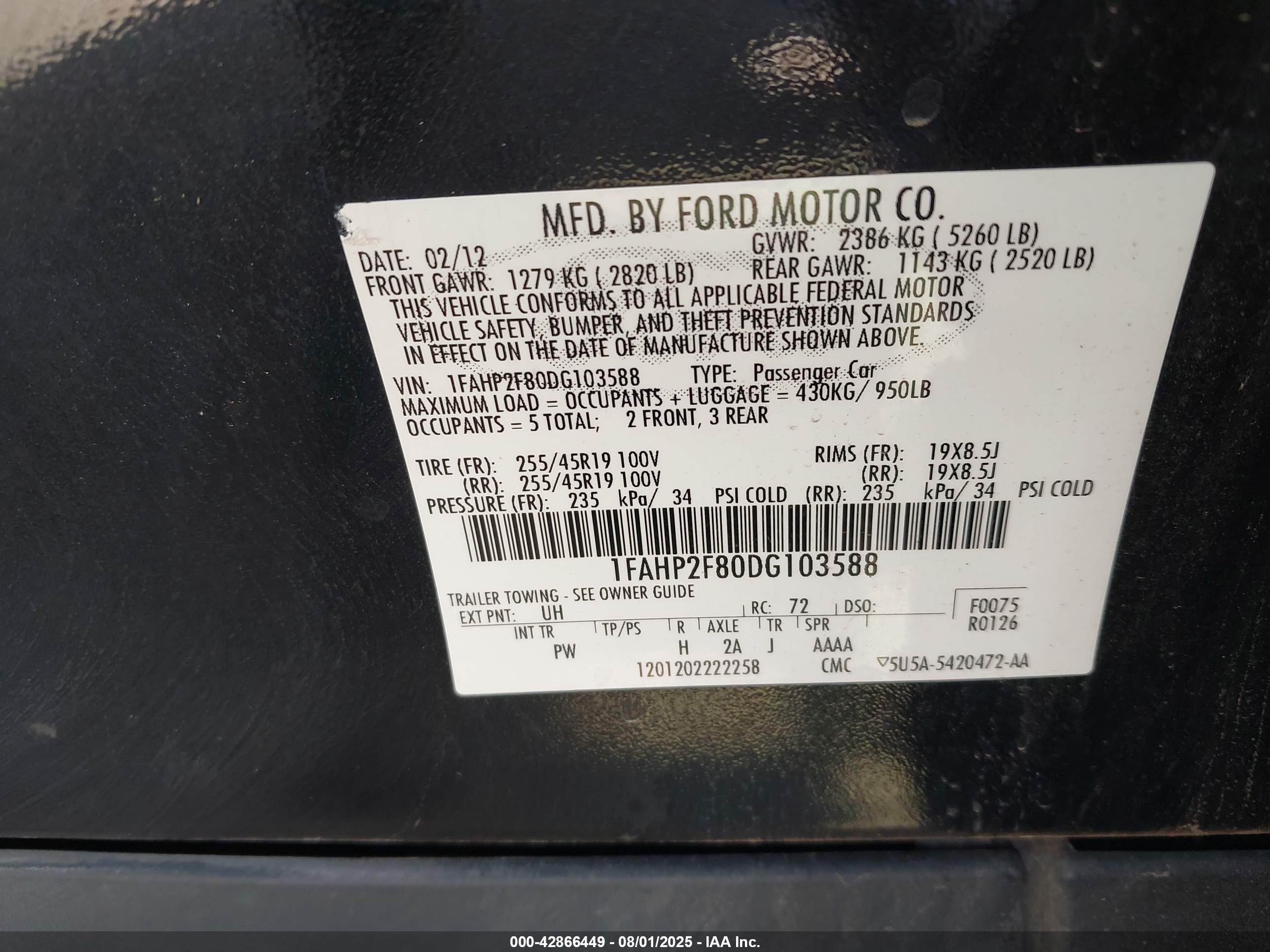 FORD TAURUS image 9