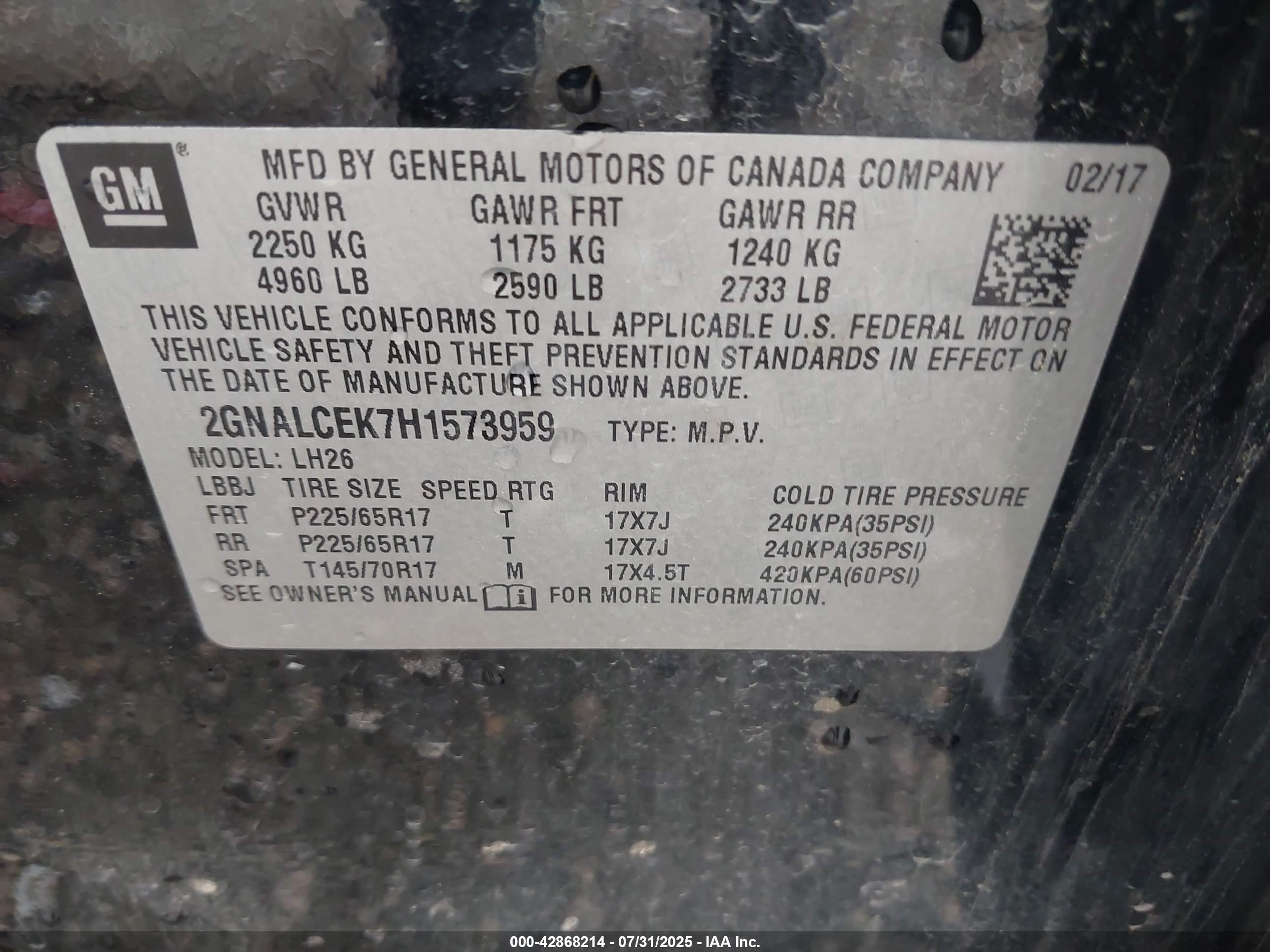 CHEVROLET EQUINOX image 9