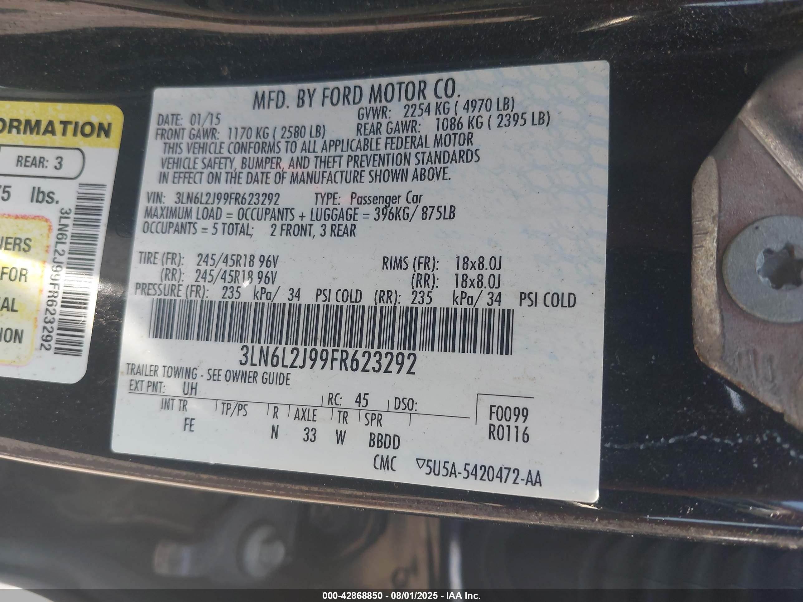 LINCOLN MKZ image 9
