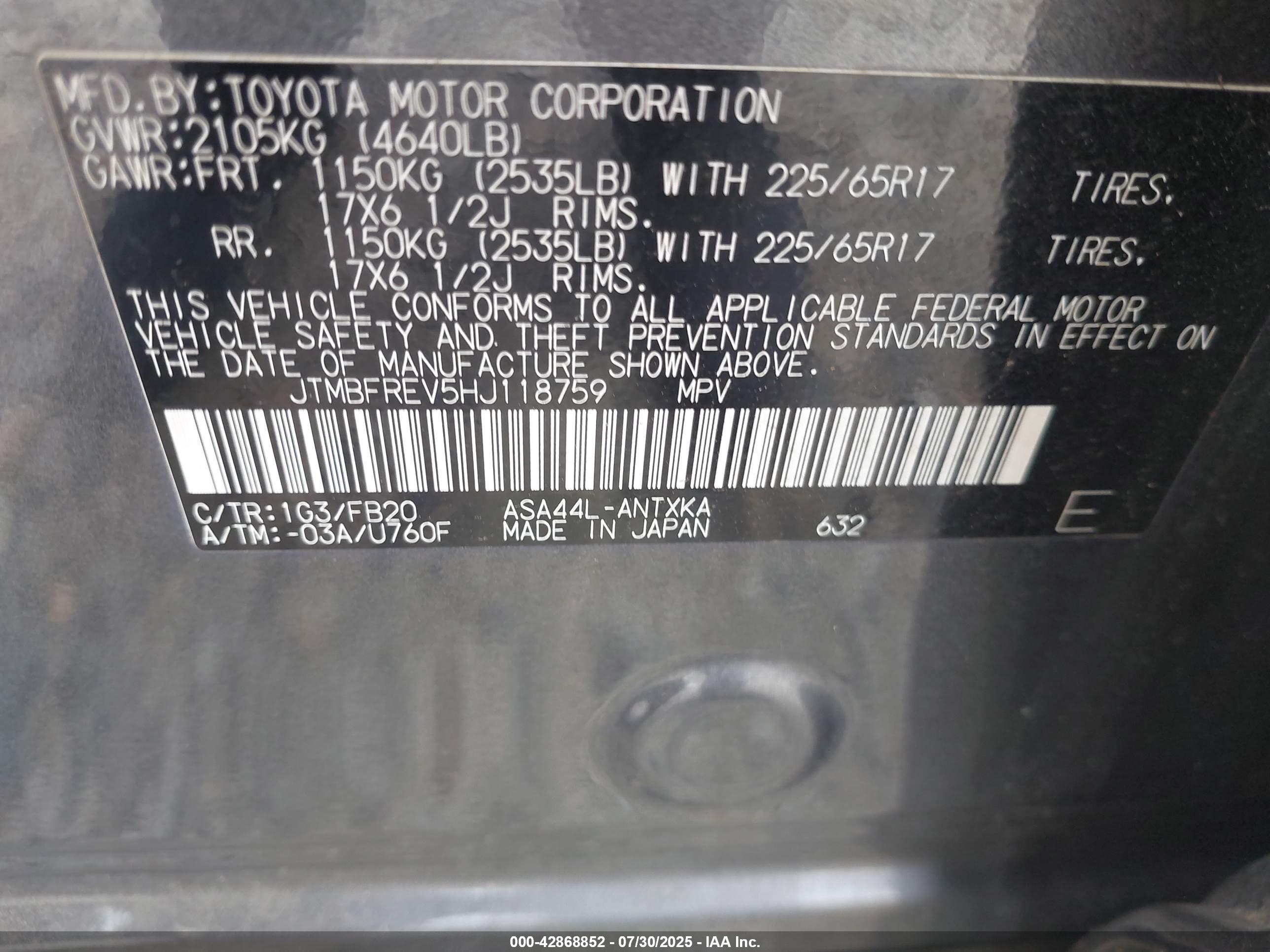 TOYOTA RAV4 image 9