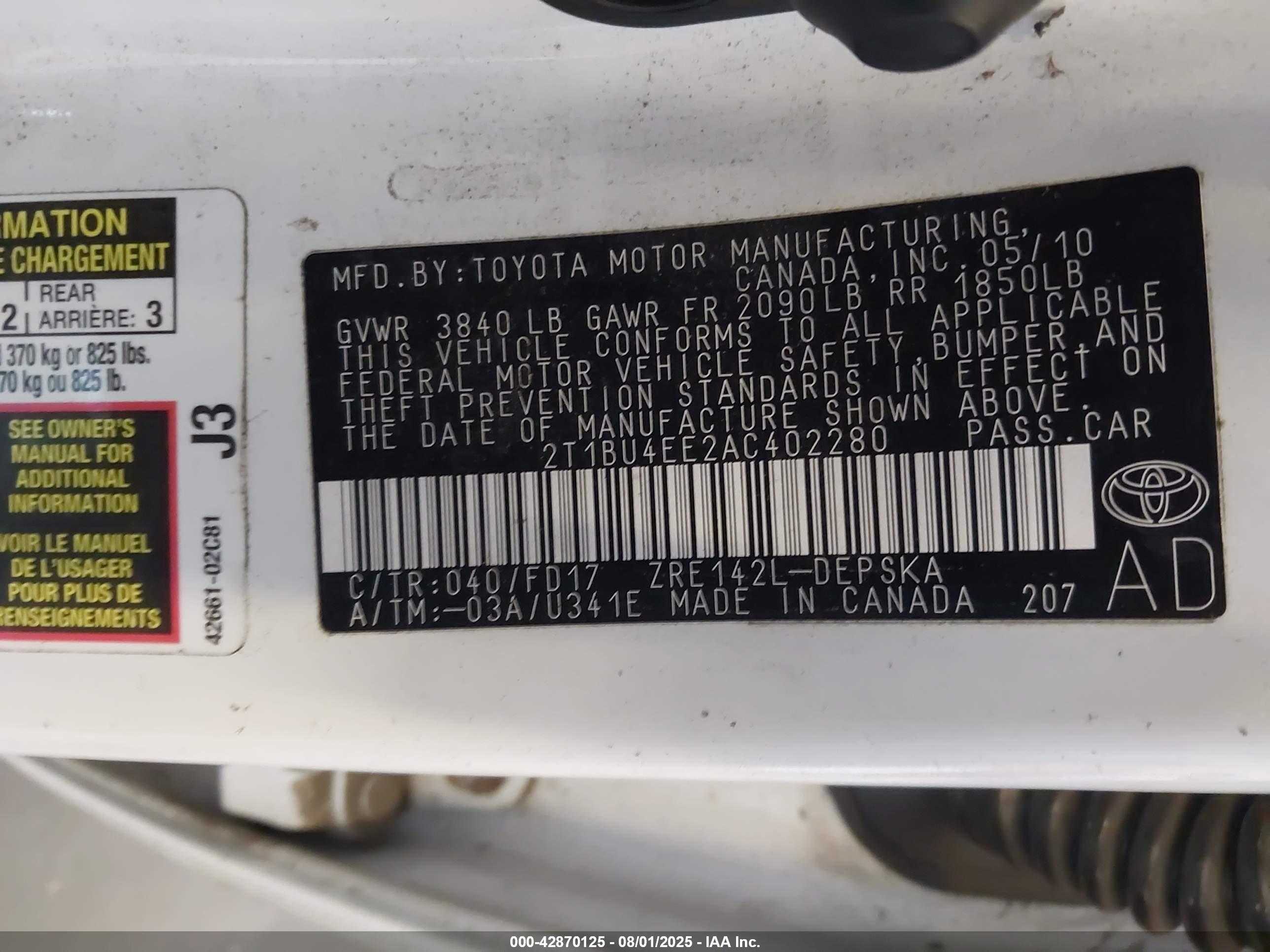 TOYOTA COROLLA image 9