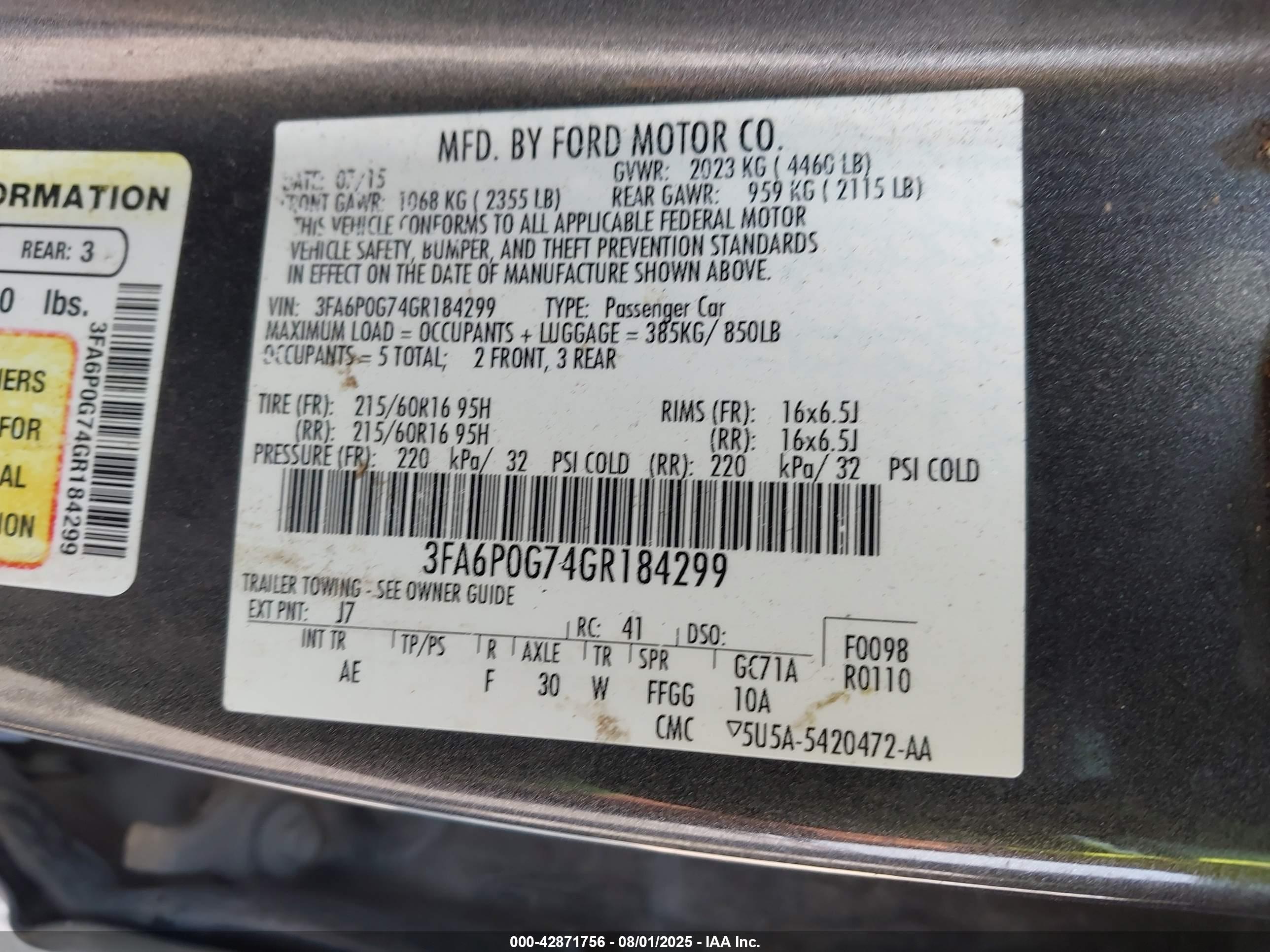 FORD FUSION image 9