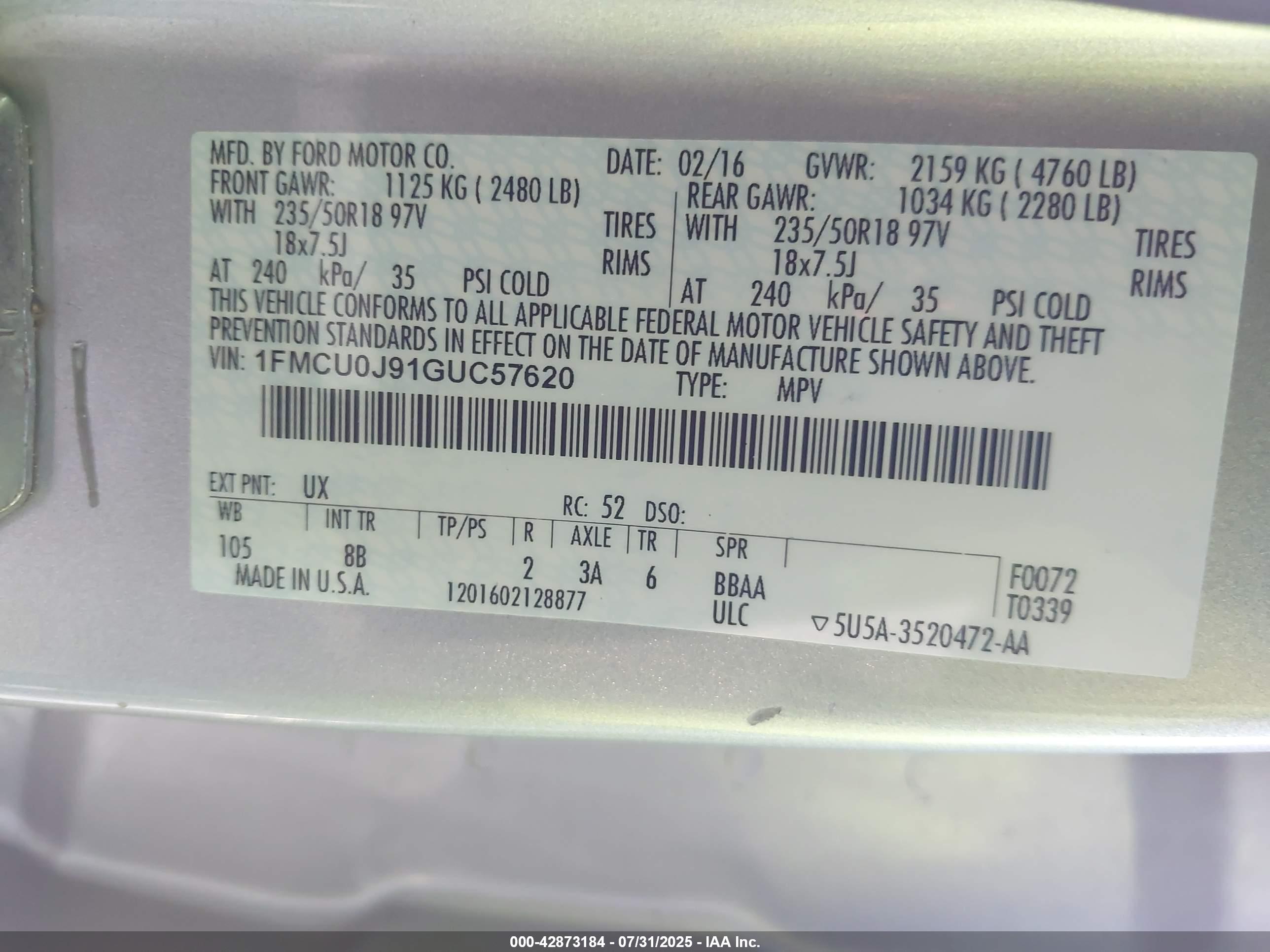 FORD ESCAPE image 9