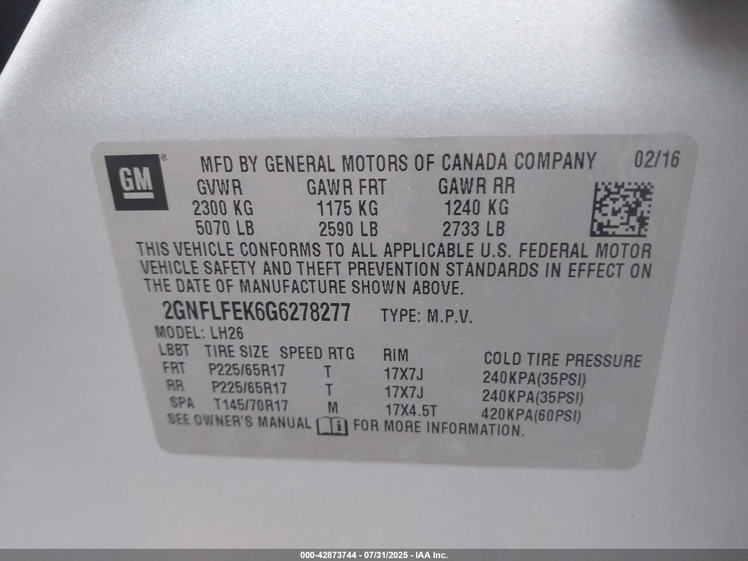 CHEVROLET EQUINOX image 9