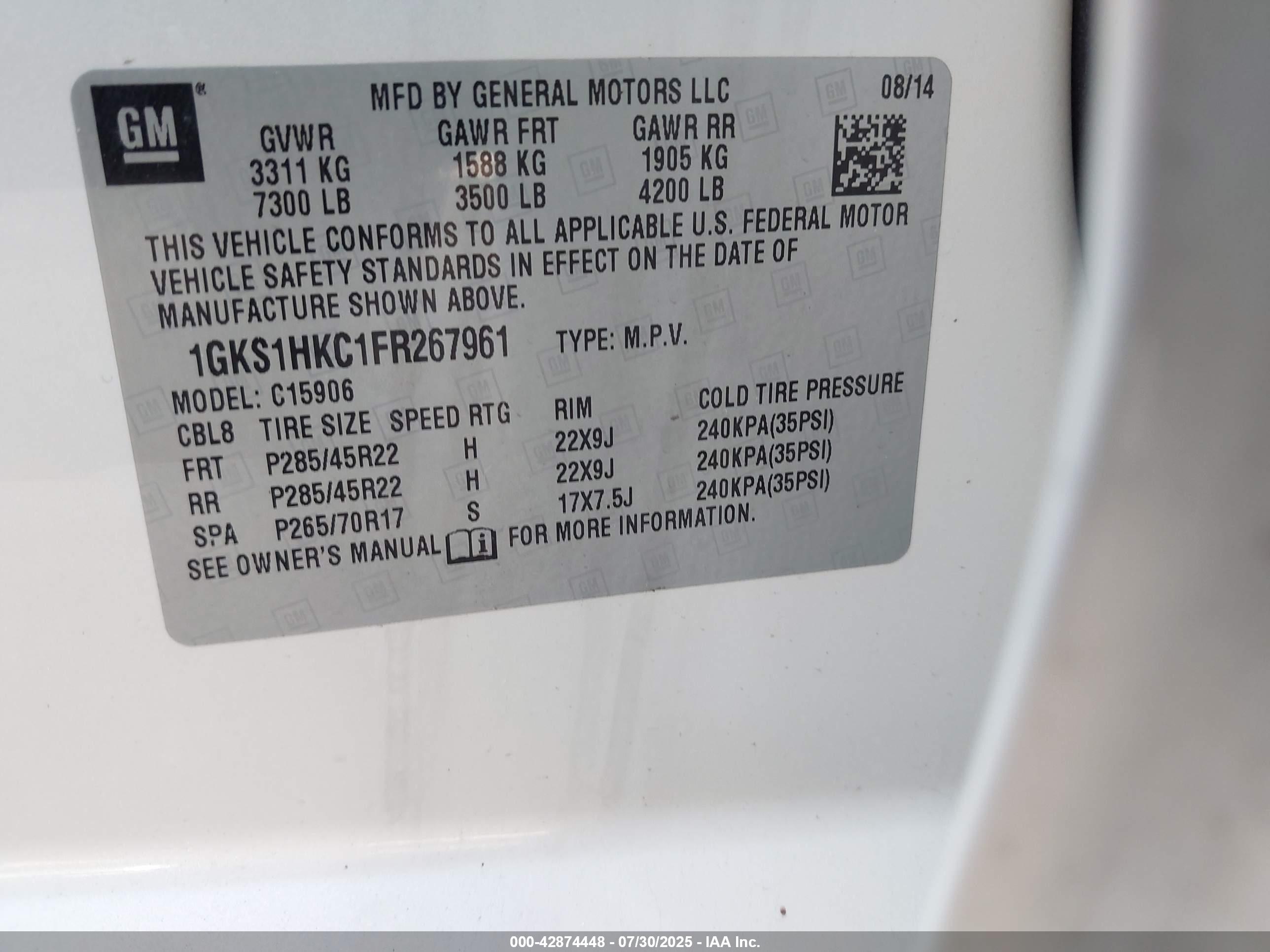 GMC YUKON image 9