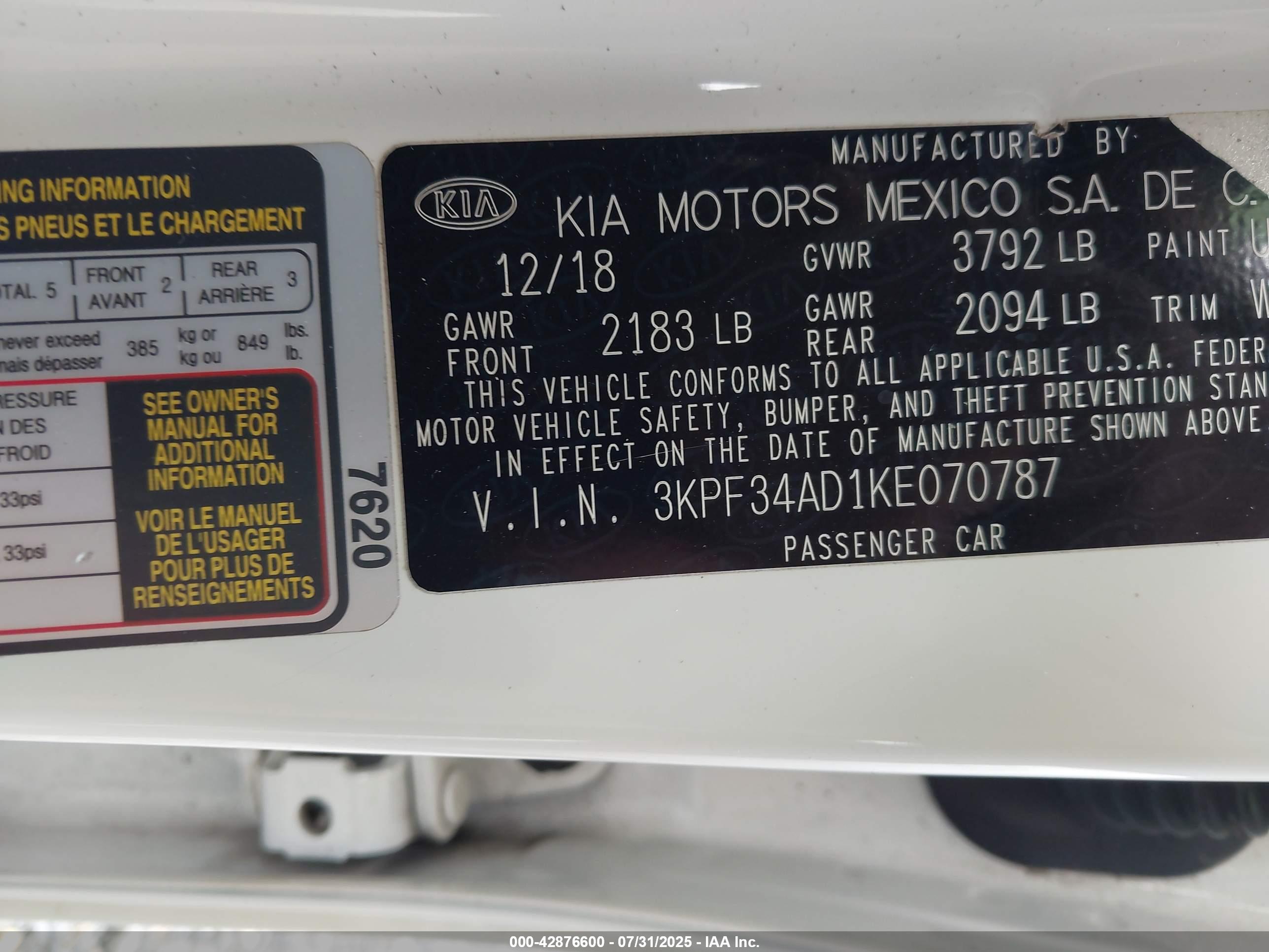 KIA FORTE image 9