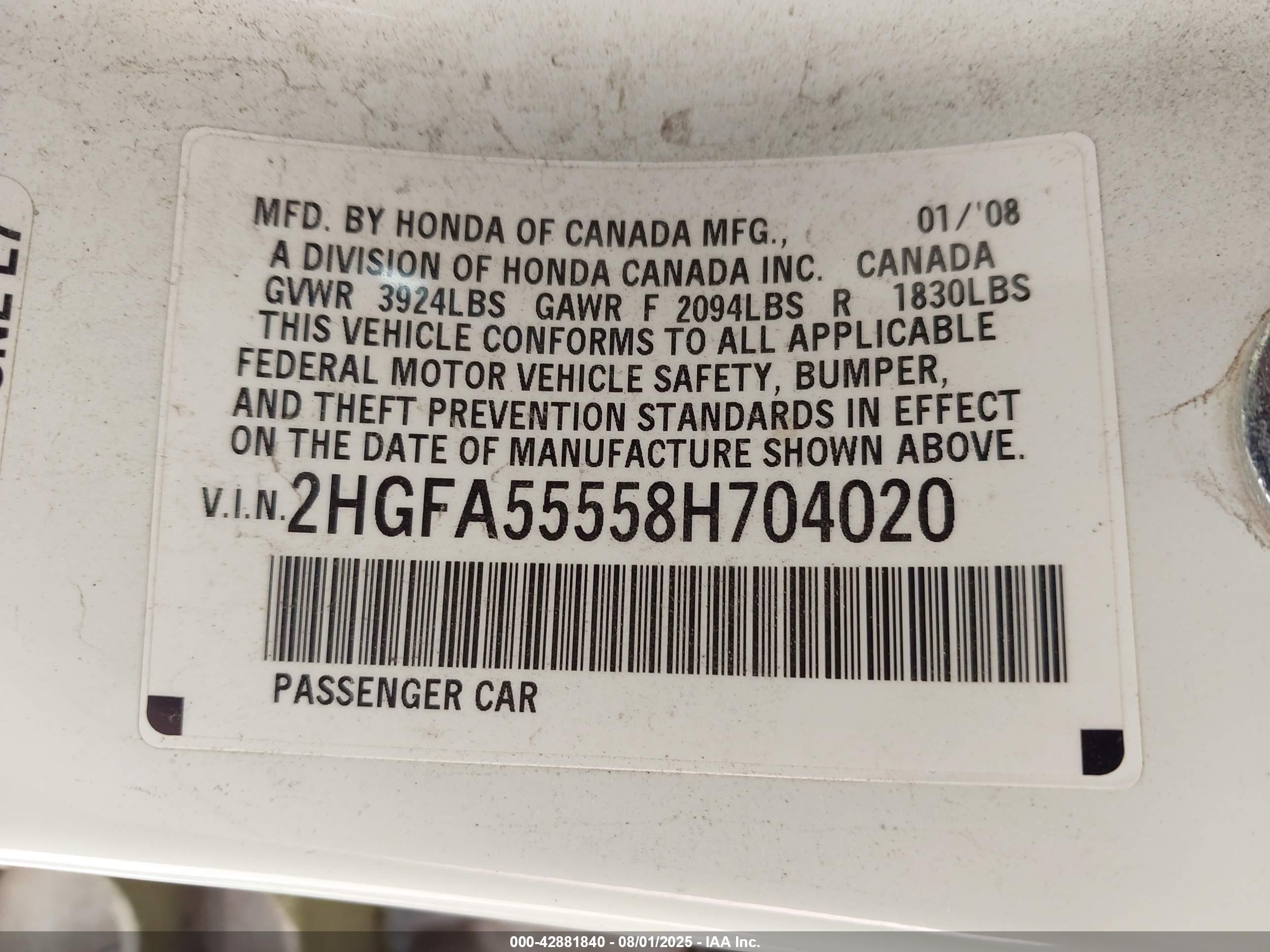 HONDA CIVIC image 9