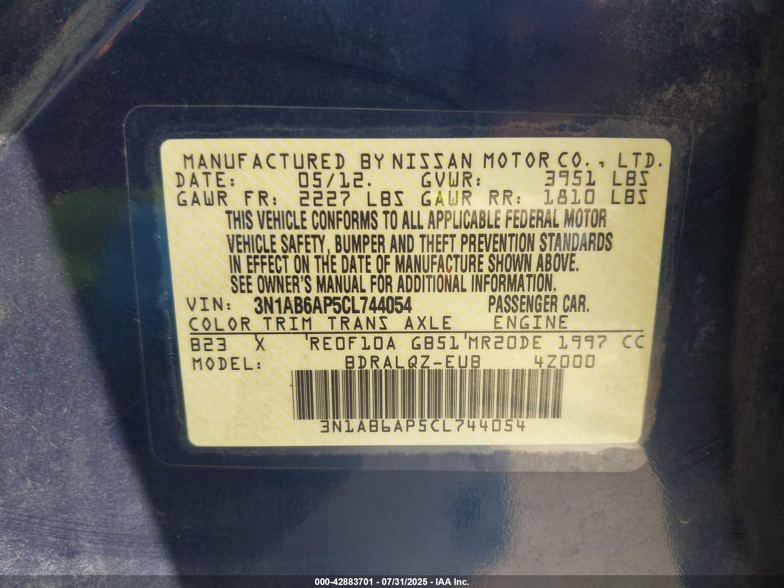 NISSAN SENTRA image 9
