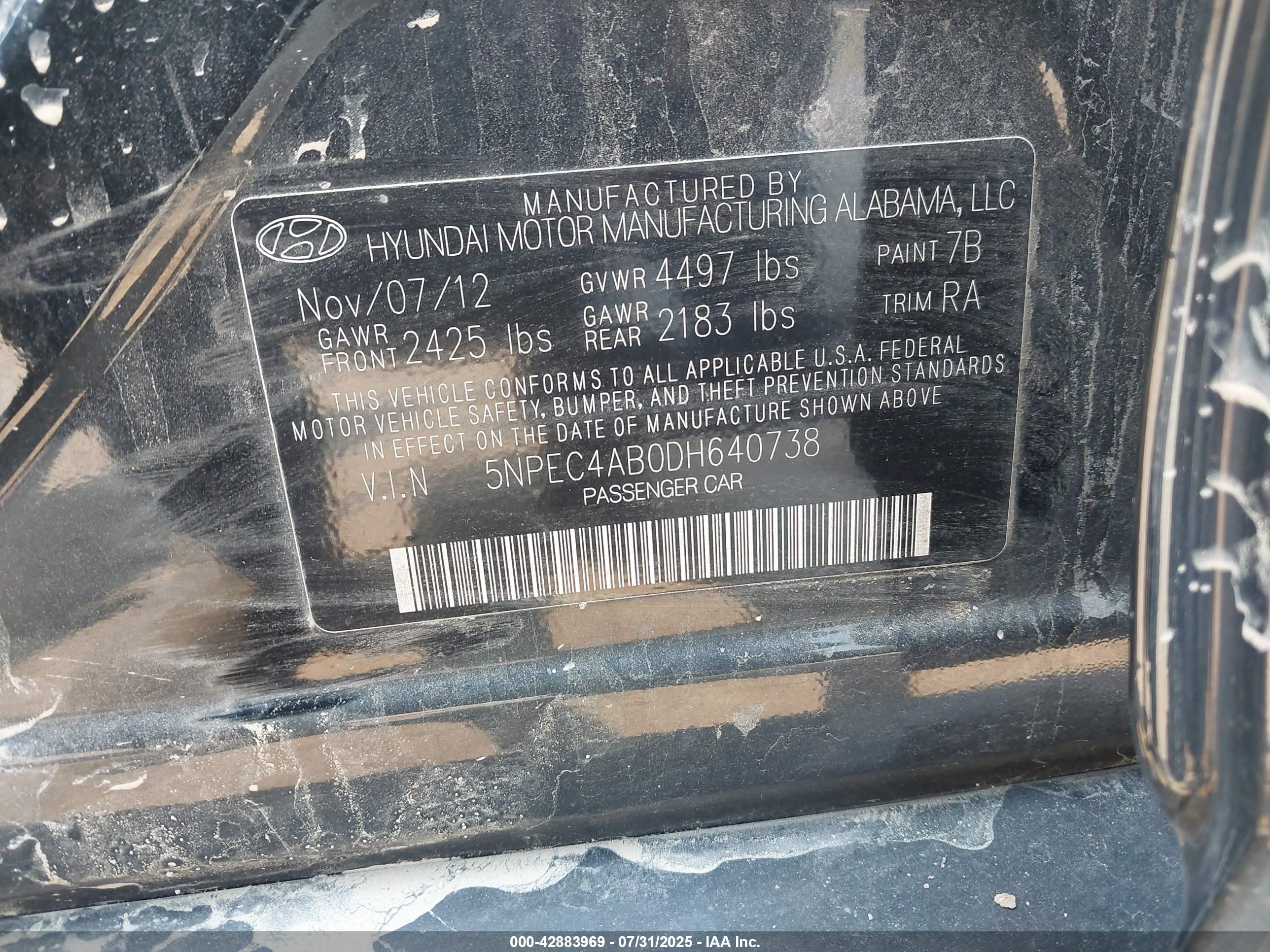 HYUNDAI SONATA image 9