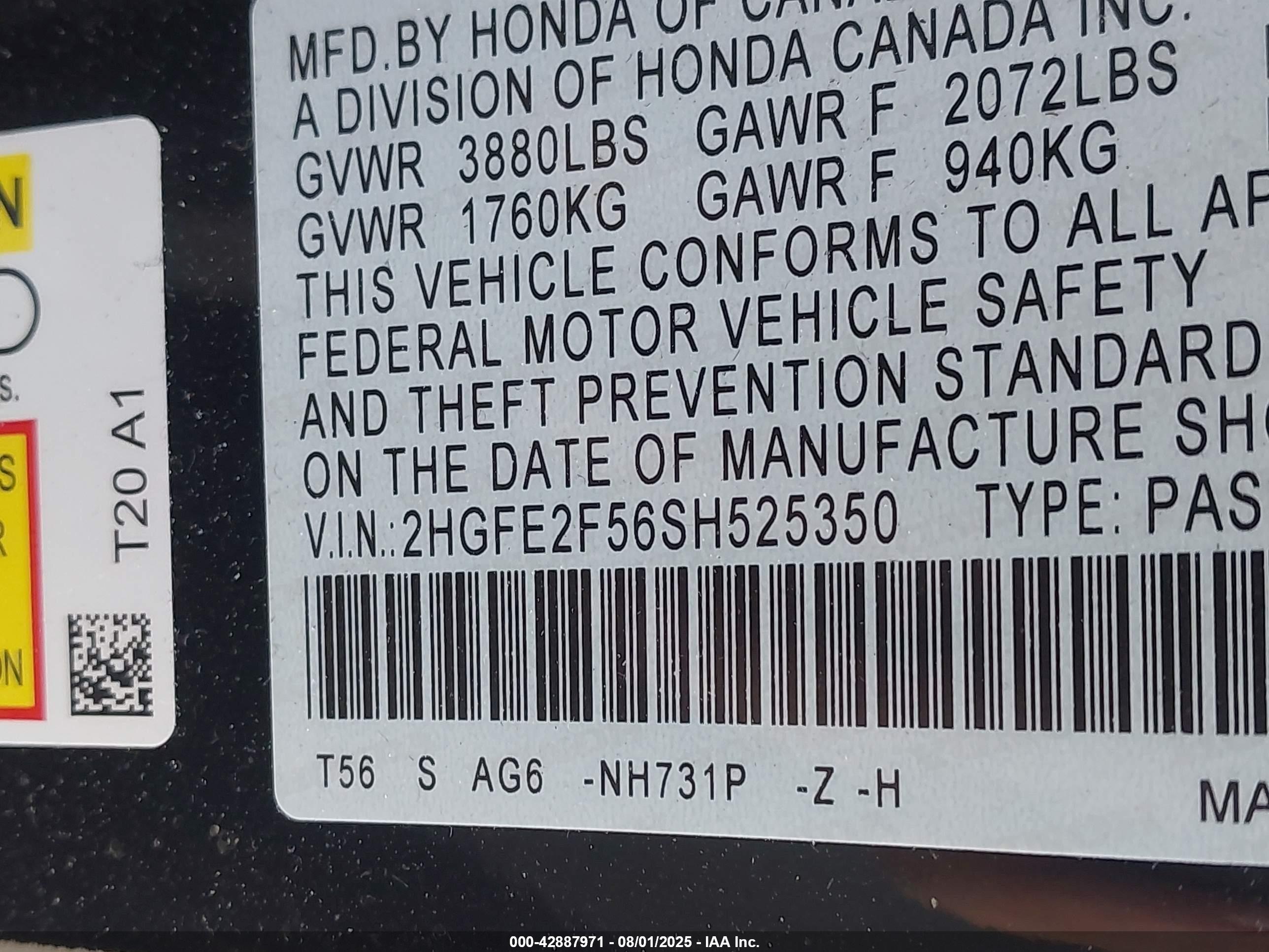 HONDA CIVIC image 9