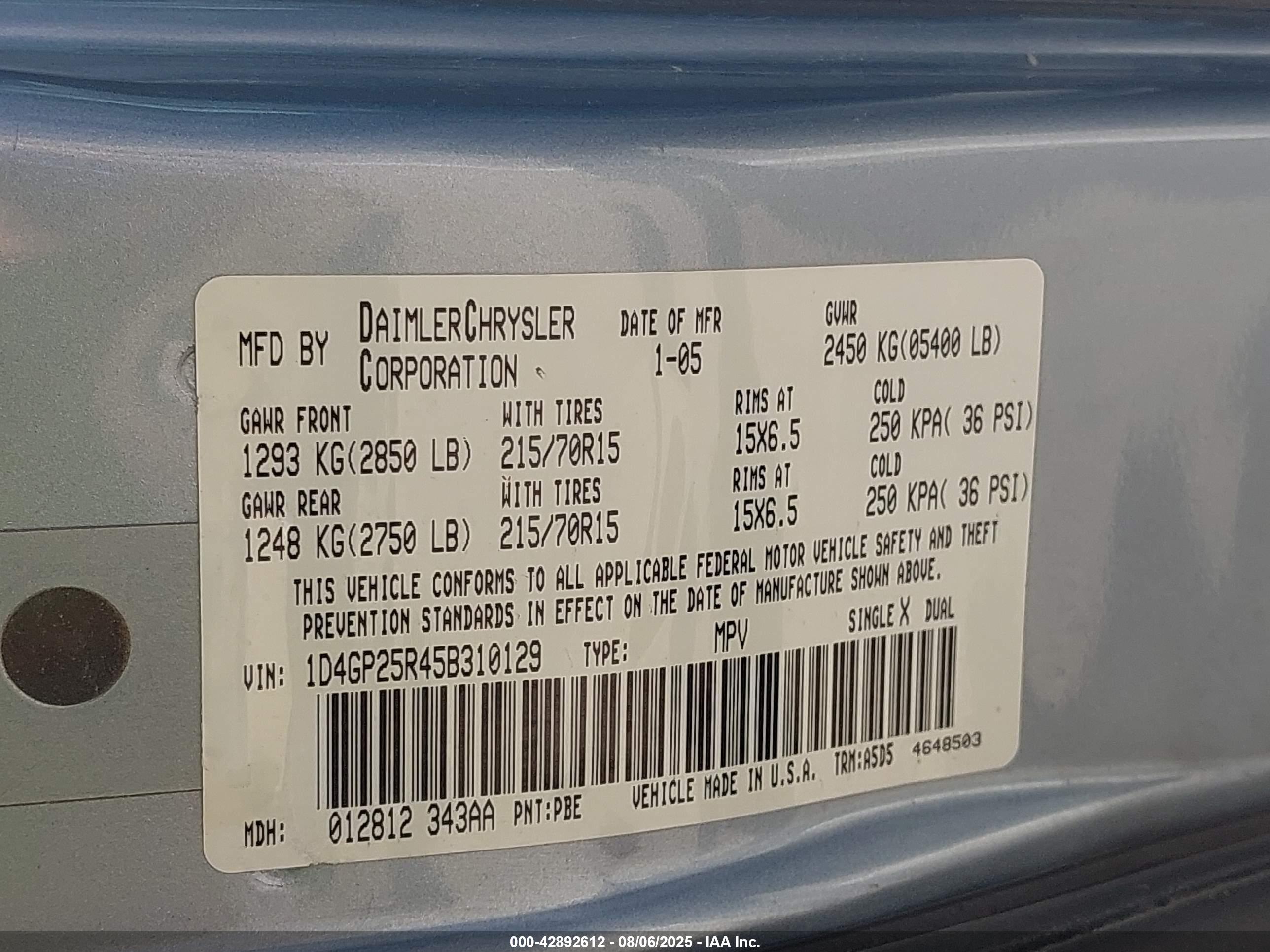 DODGE CARAVAN image 9