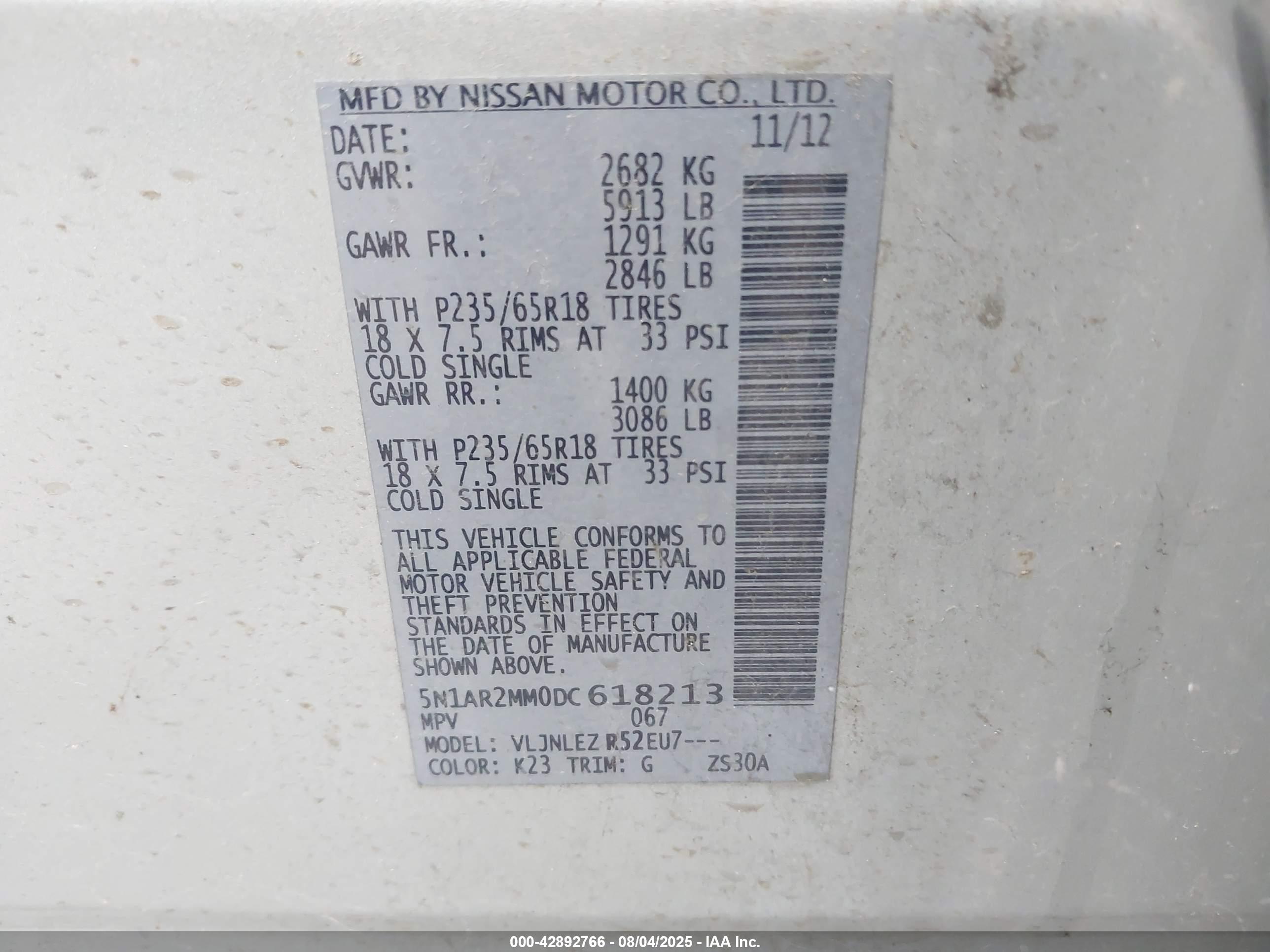 NISSAN PATHFINDER image 9