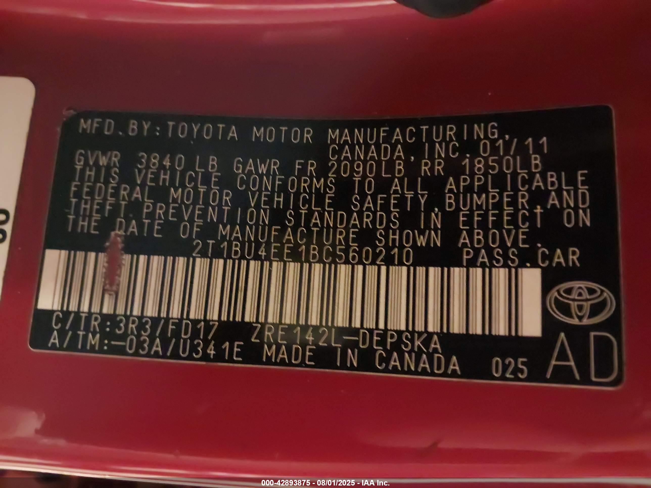 TOYOTA COROLLA image 9