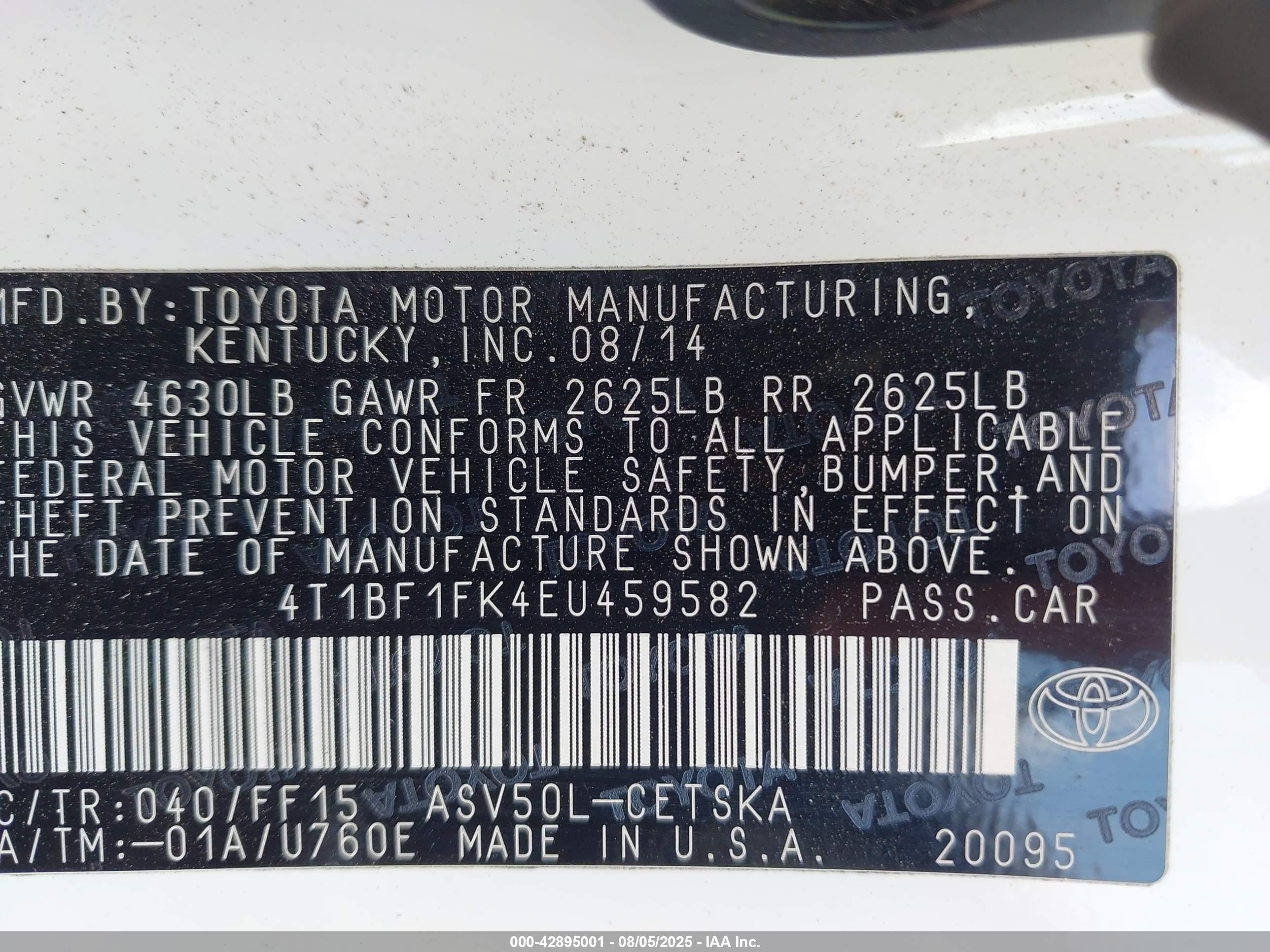 TOYOTA CAMRY image 9