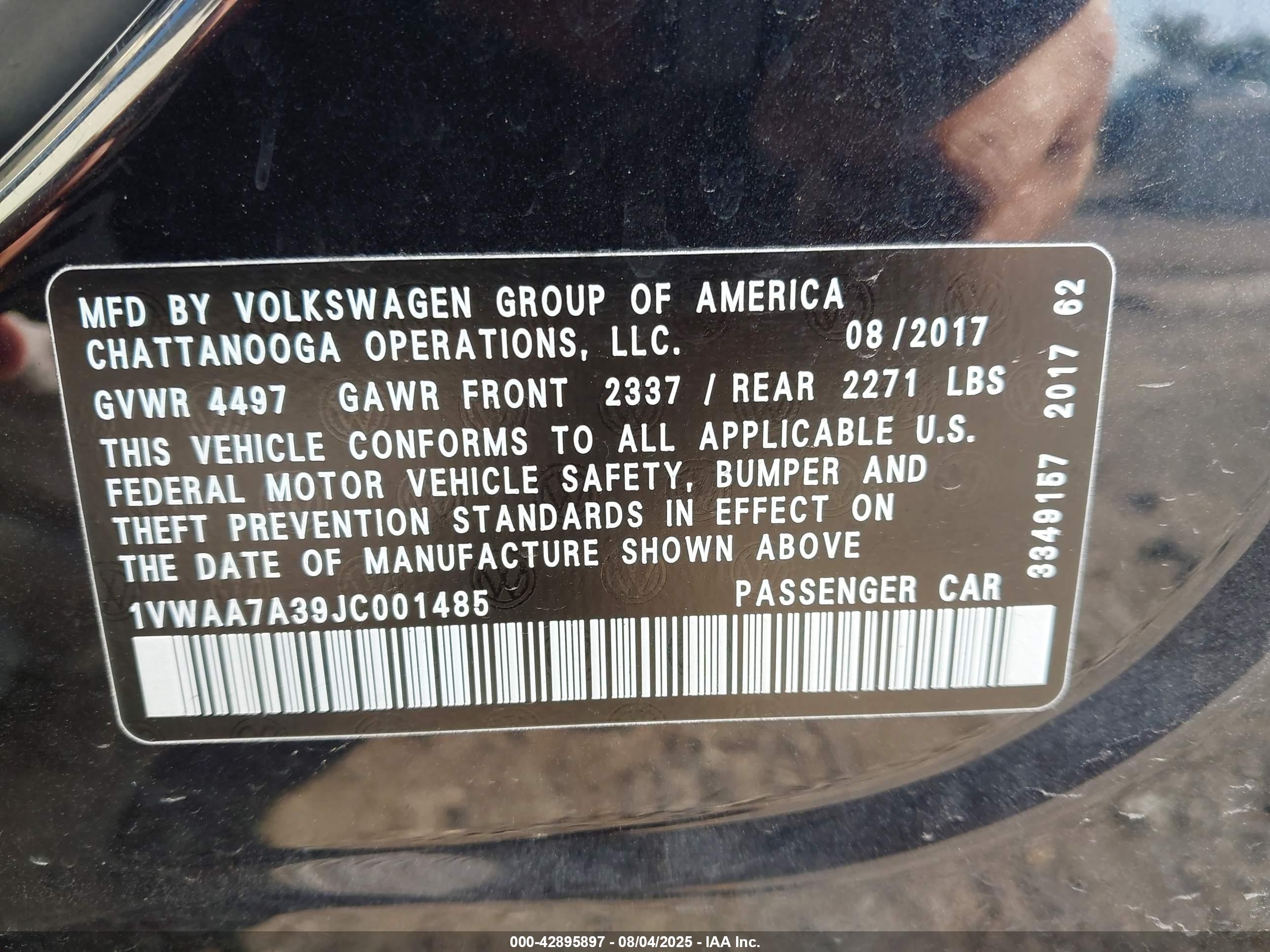 VOLKSWAGEN PASSAT image 9