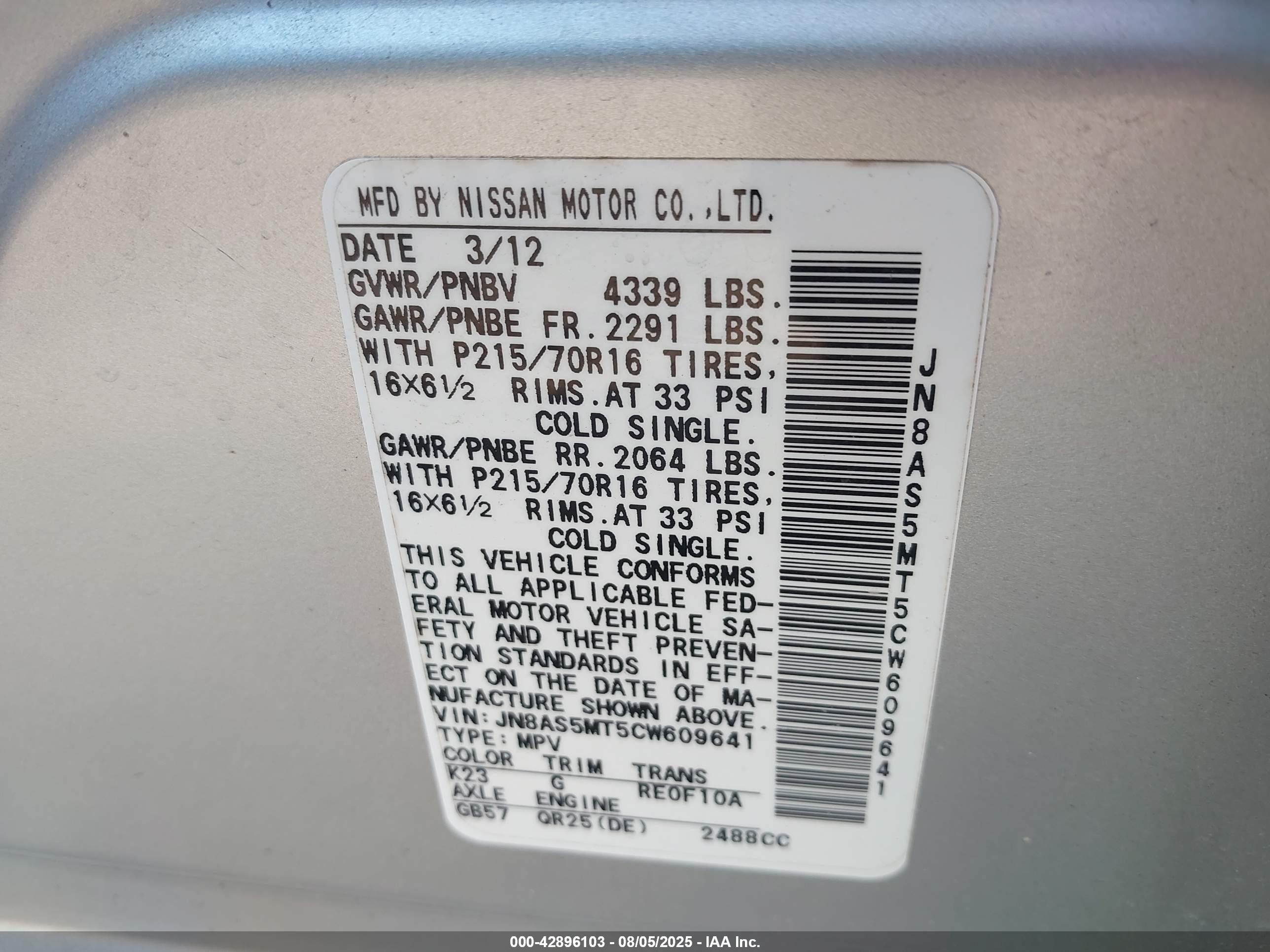 NISSAN ROGUE image 9