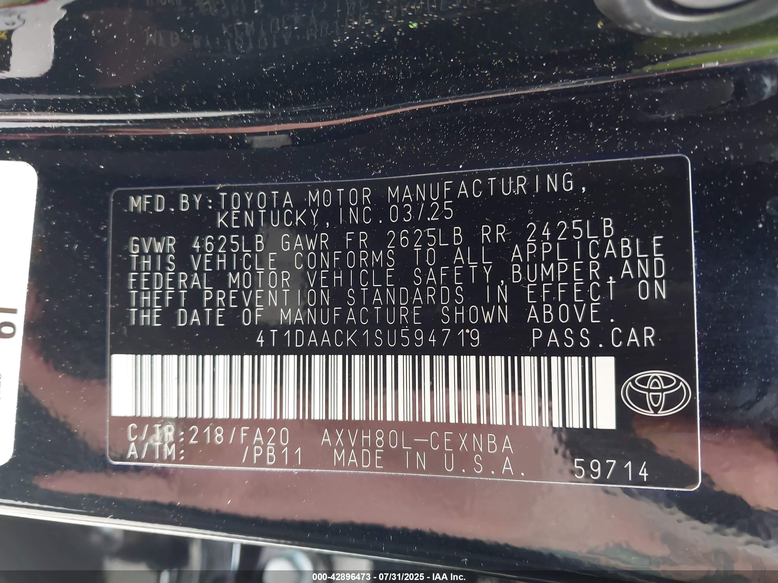 TOYOTA CAMRY image 9
