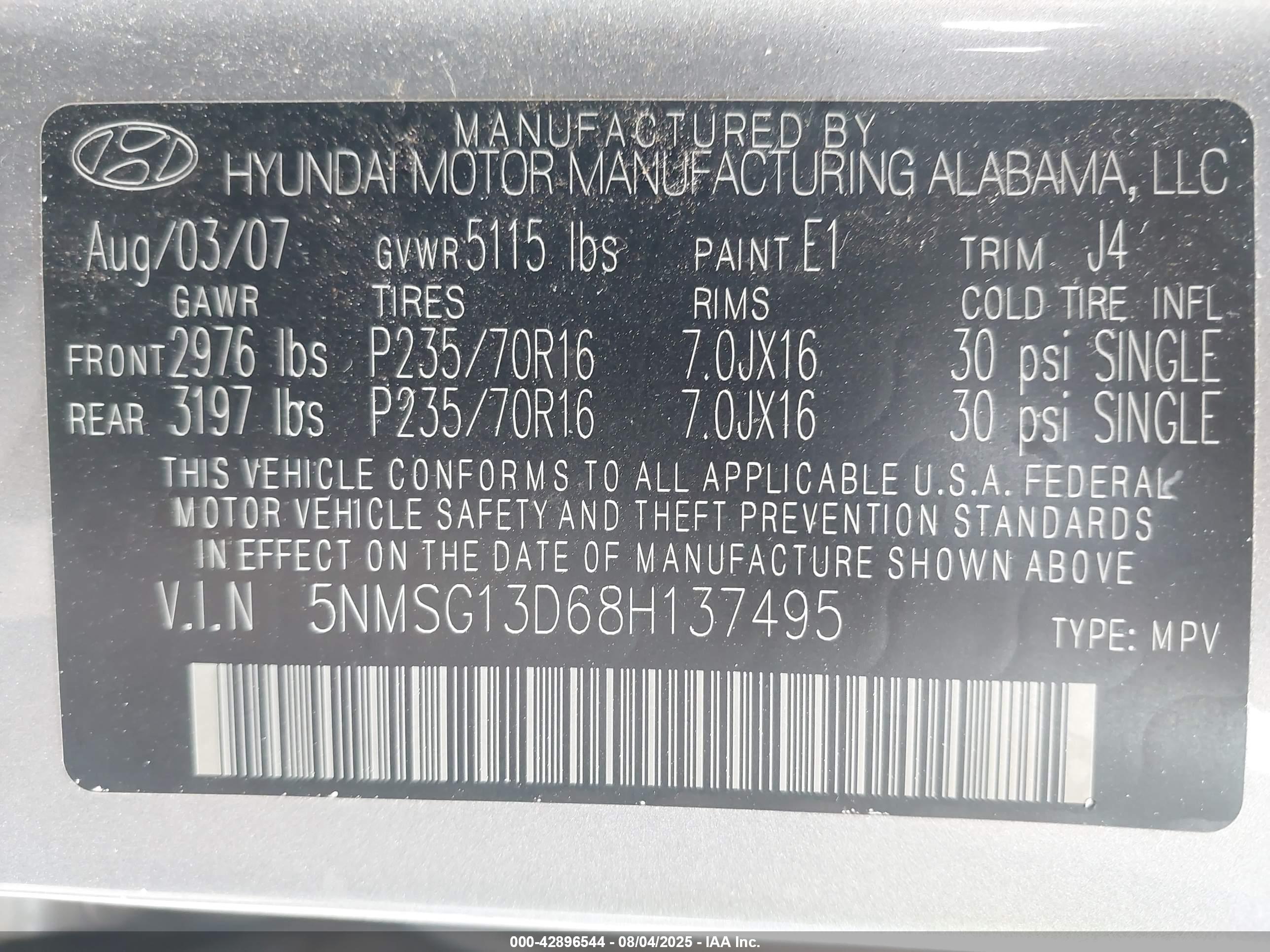 HYUNDAI SANTA image 9