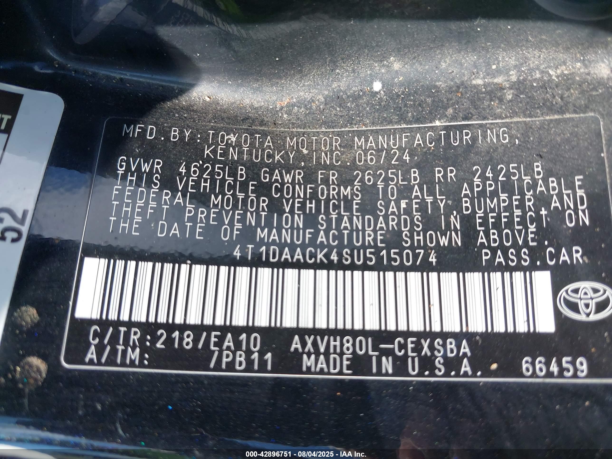 TOYOTA CAMRY image 9